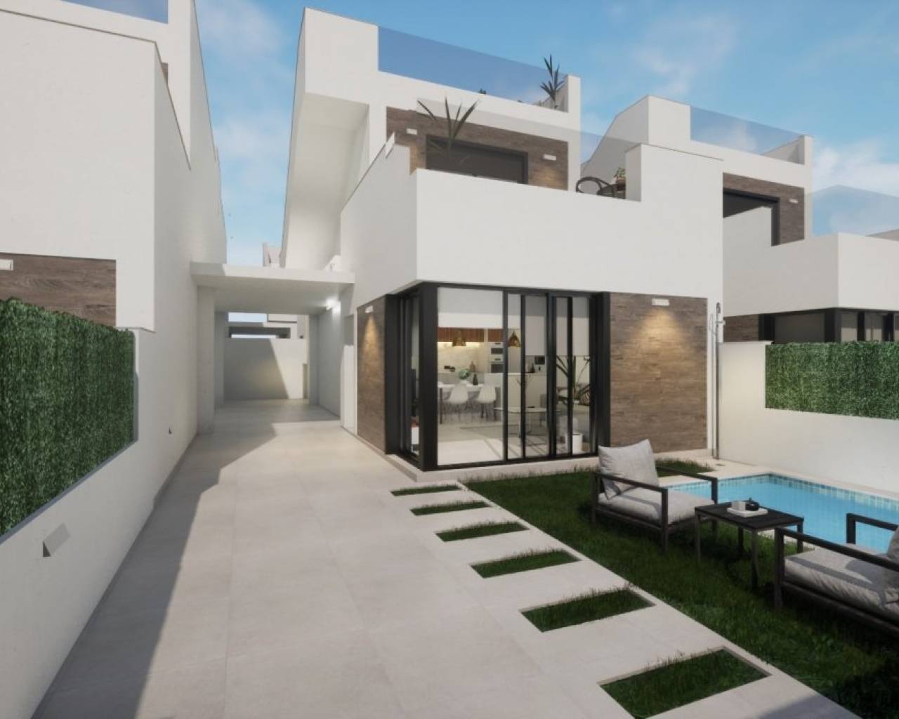 Nueva construcción  - Villas - Los Alcazares - Playa La Concha