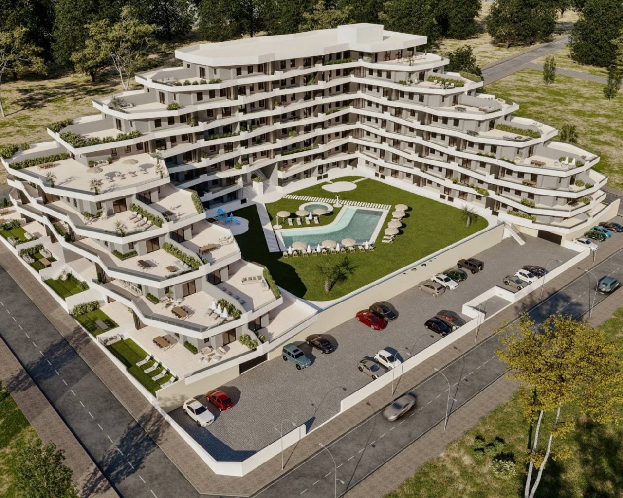 Nueva construcción  - Apartamentos - San Miguel de Salinas - Pueblo