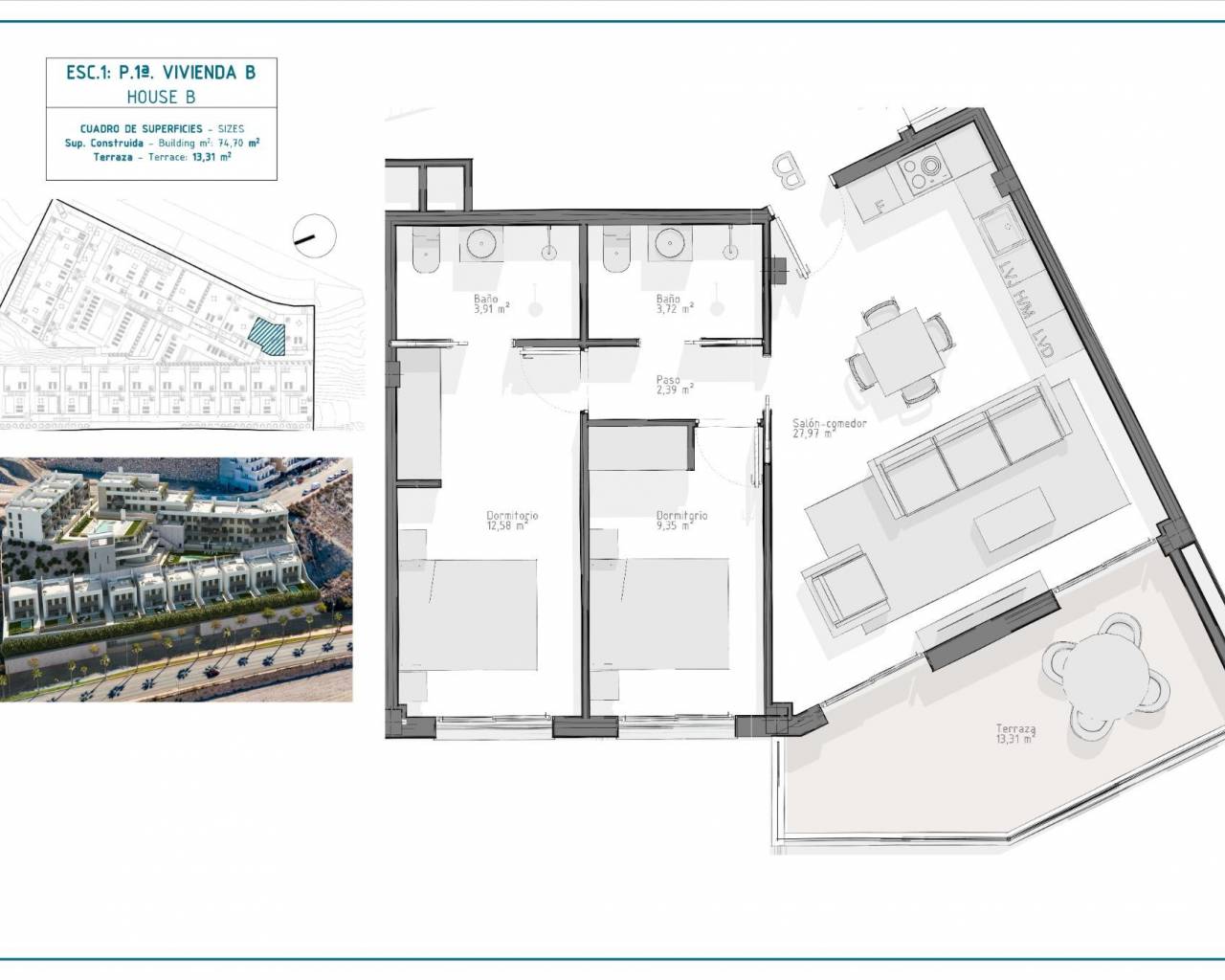 New Build - Apartments - Aguilas - El Hornillo