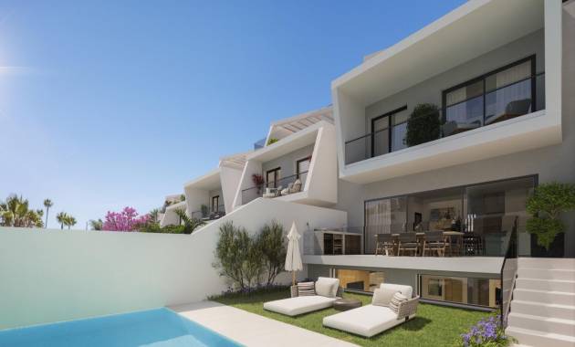 Adosado / Bungalow · Nueva construcción  · Estepona · Los Flamingos