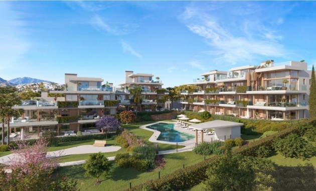 Apartamentos · Nueva construcción  · Estepona · Araiso Alto-flamingo Golf Urb. Bel-air