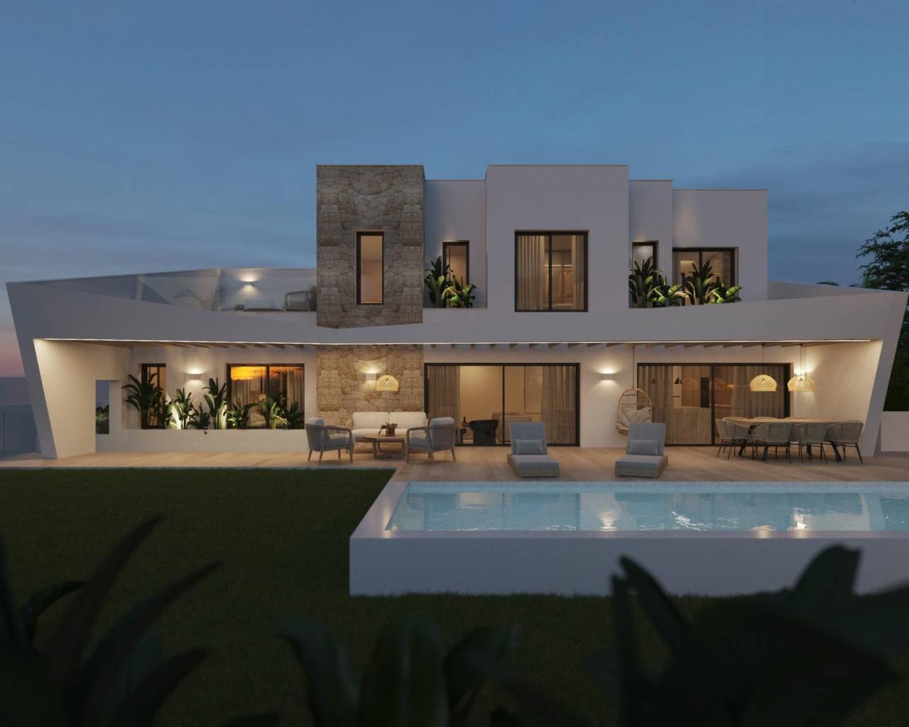 Nueva construcción  - Villas - Polop - Alberca