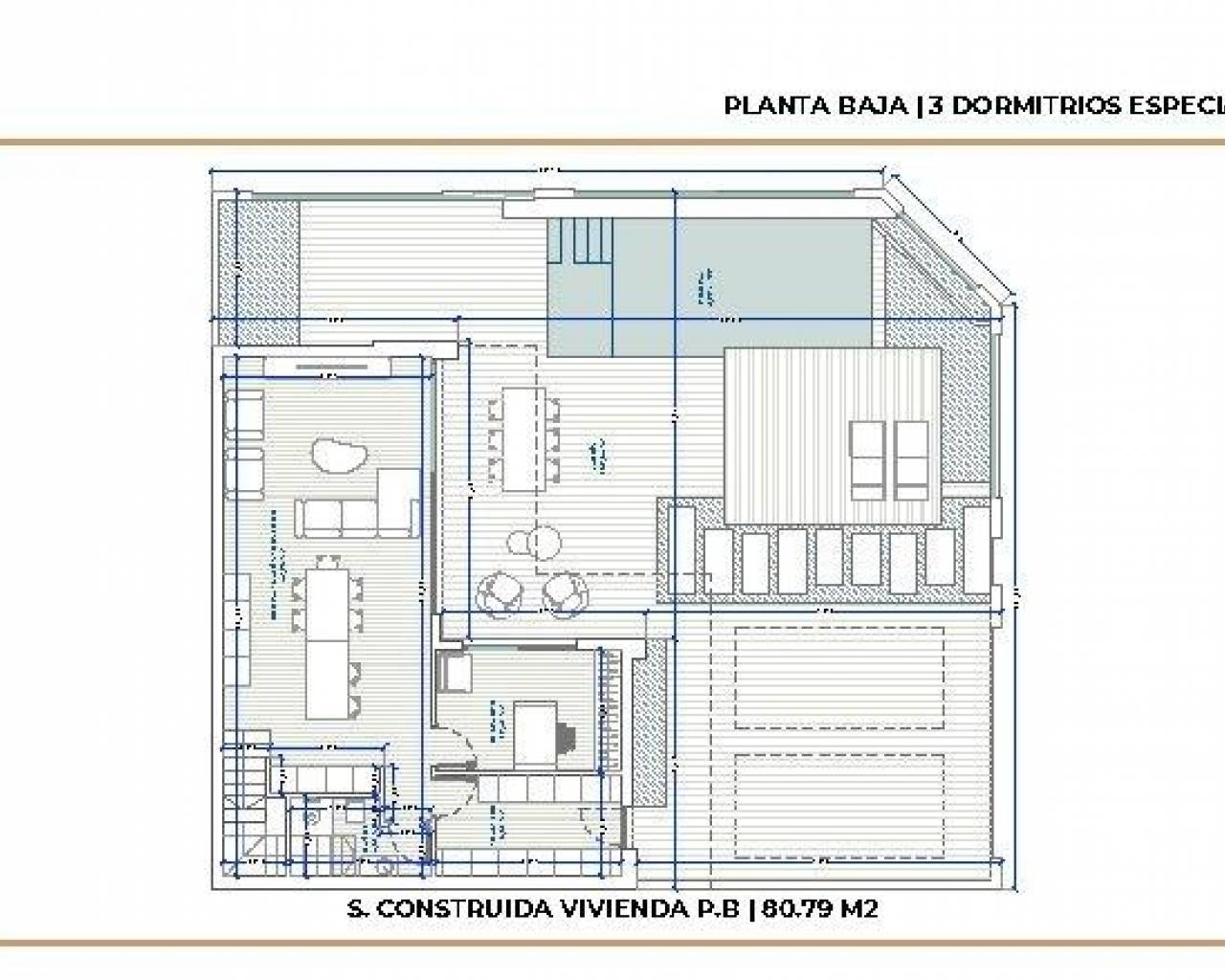 Nueva construcción  - Villas - Torre Pacheco - Roldán