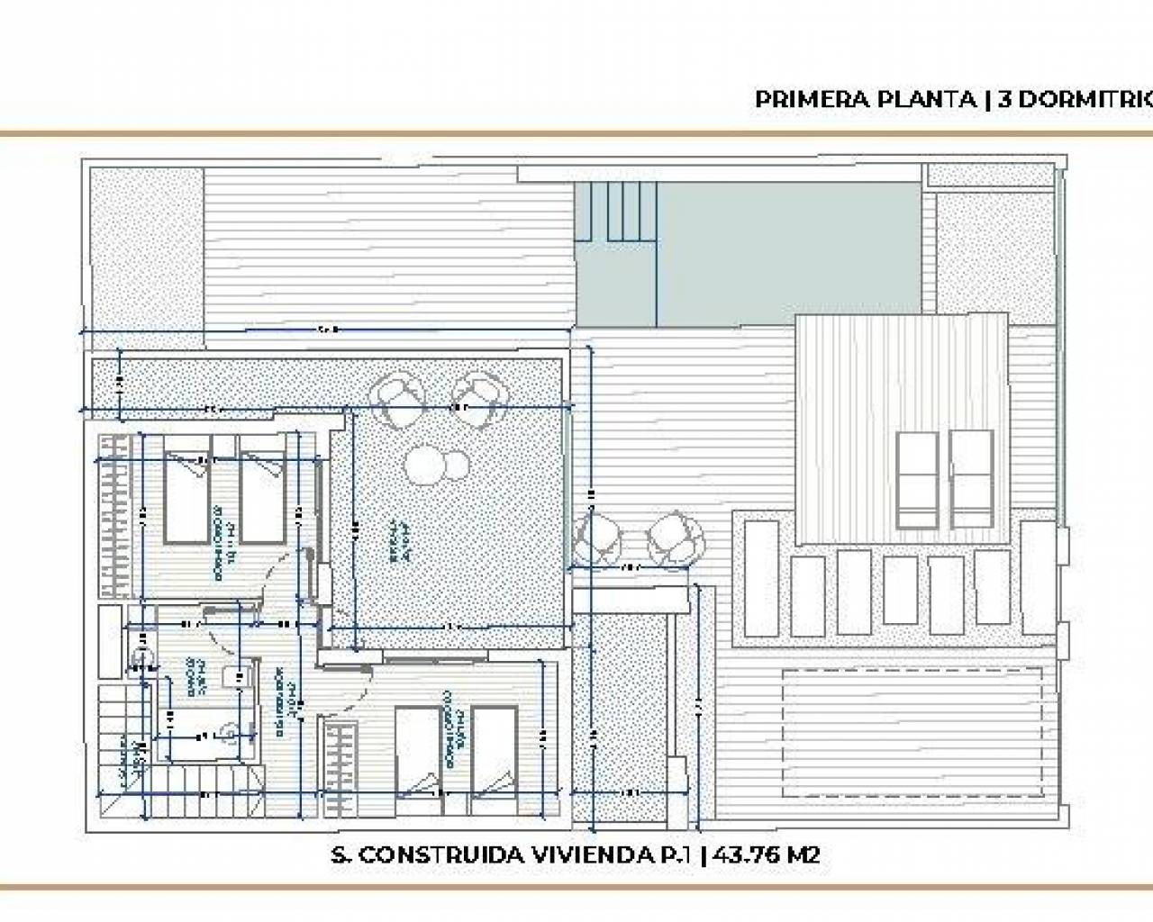 Nueva construcción  - Villas - Torre Pacheco - Roldán