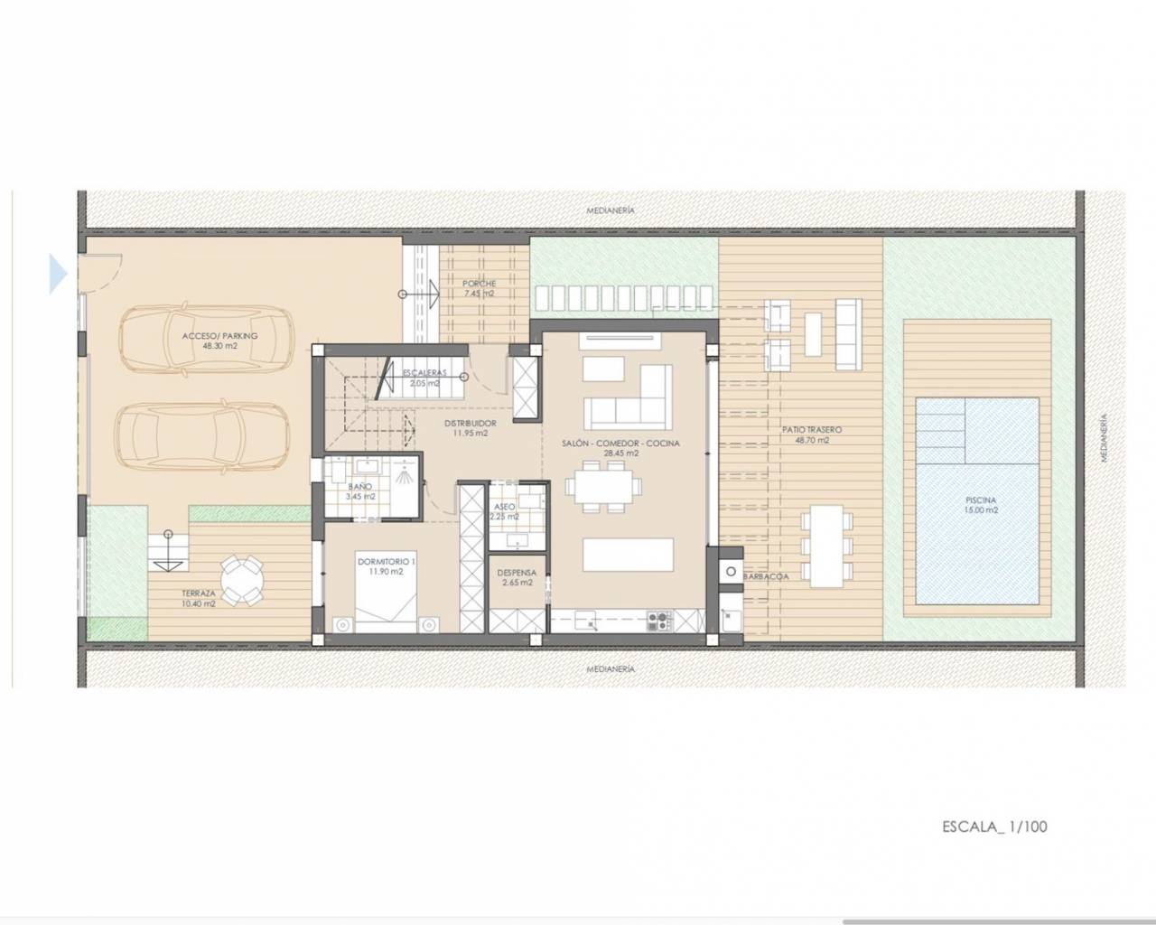 New Build - Villas - San Juan de los Terreros - Las Mimosas