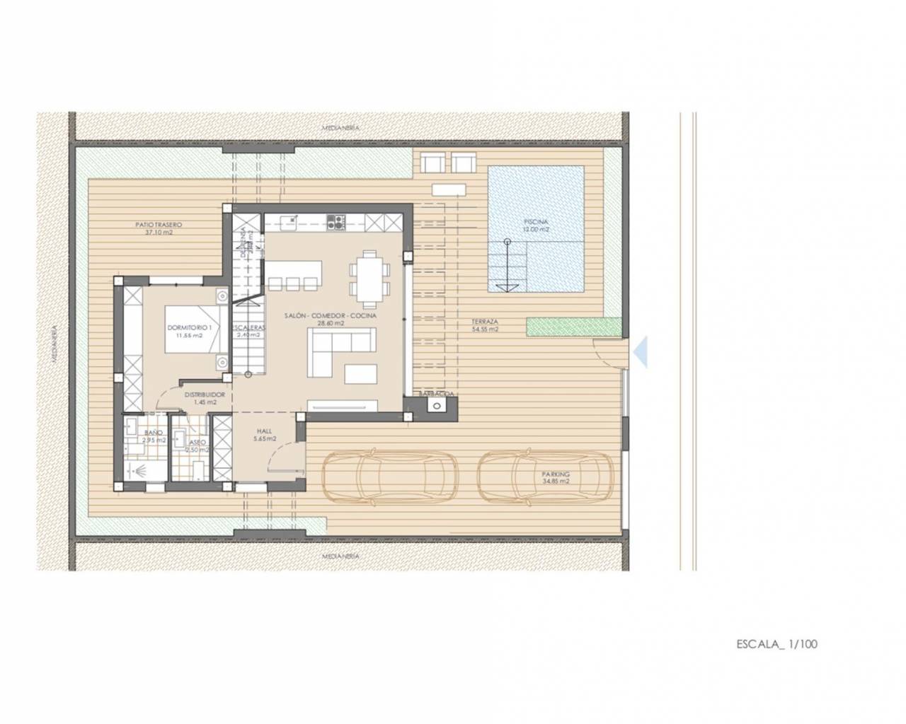 Nueva construcción  - Villas - San Juan de los Terreros - Las Mimosas