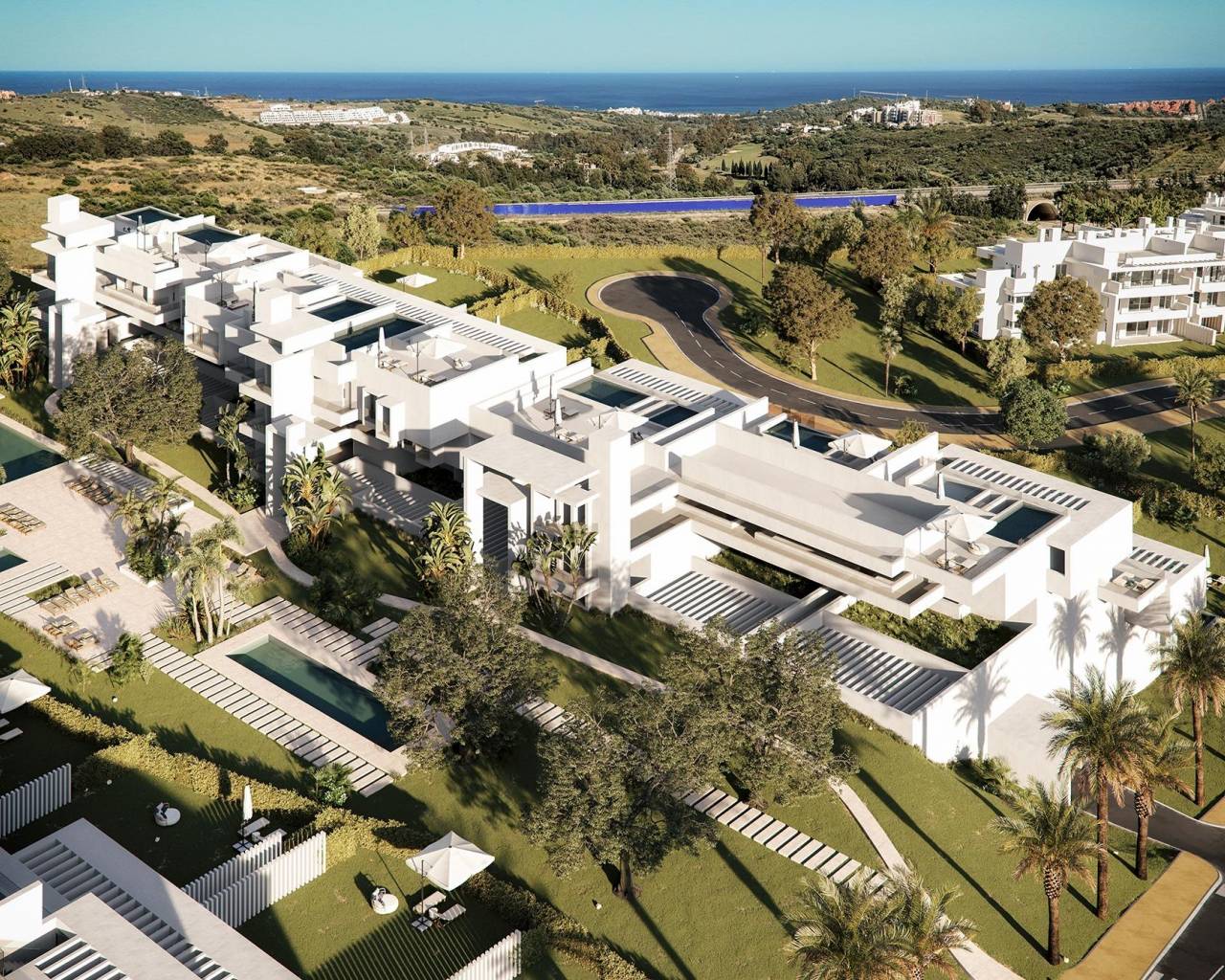 New Build - Apartments - Casares - Alcazaba Lagoon