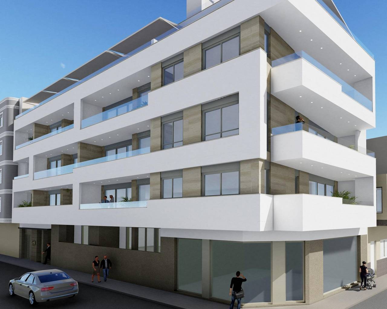 New Build - Apartments - Torrevieja - Playa Del Cura