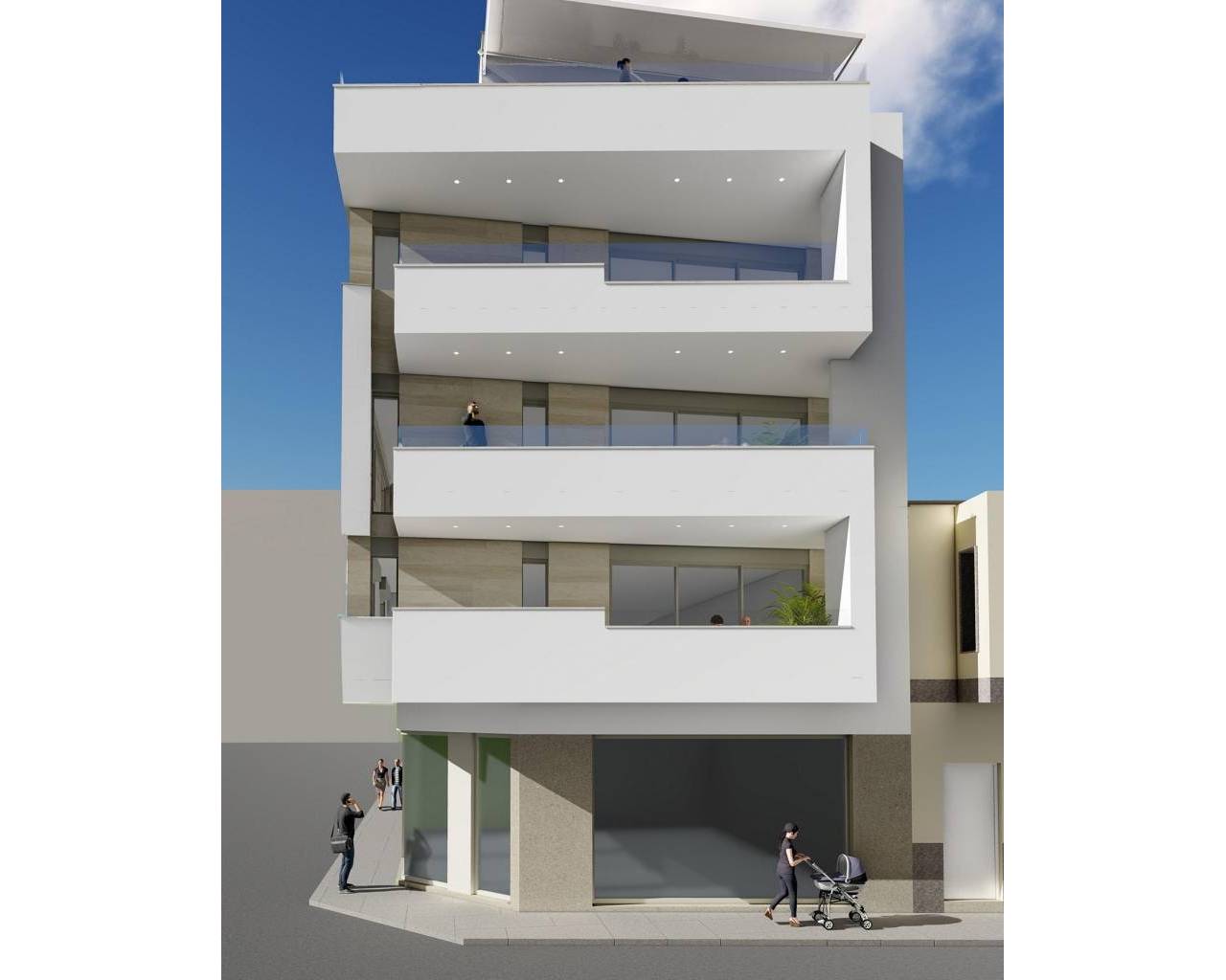 Nueva construcción  - Apartamentos - Torrevieja - Playa Del Cura