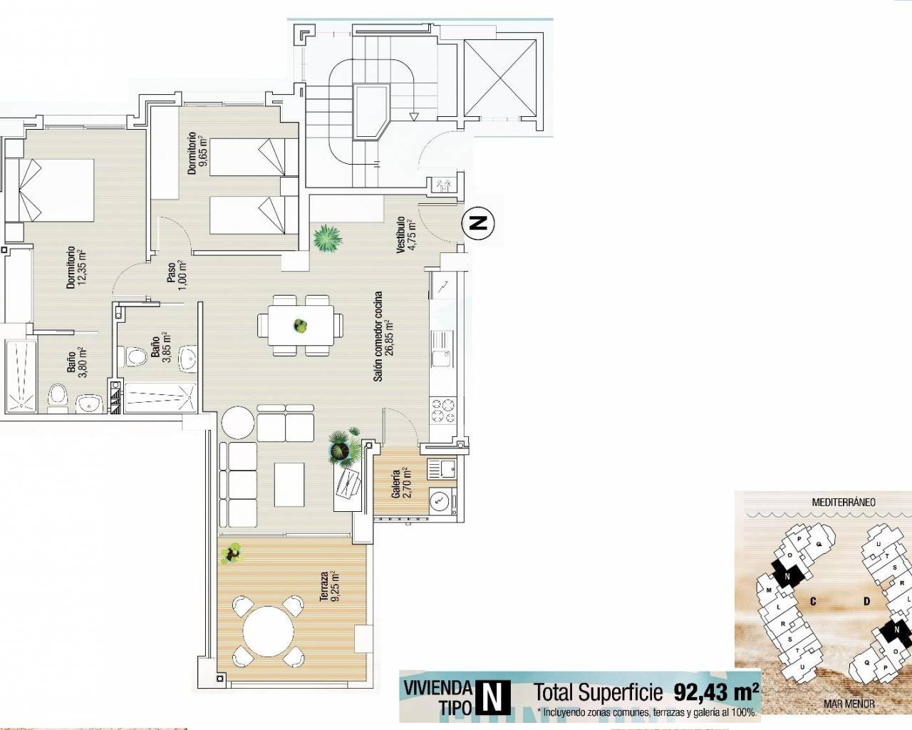 Nueva construcción  - Apartamentos - La Manga del Mar Menor - La Manga