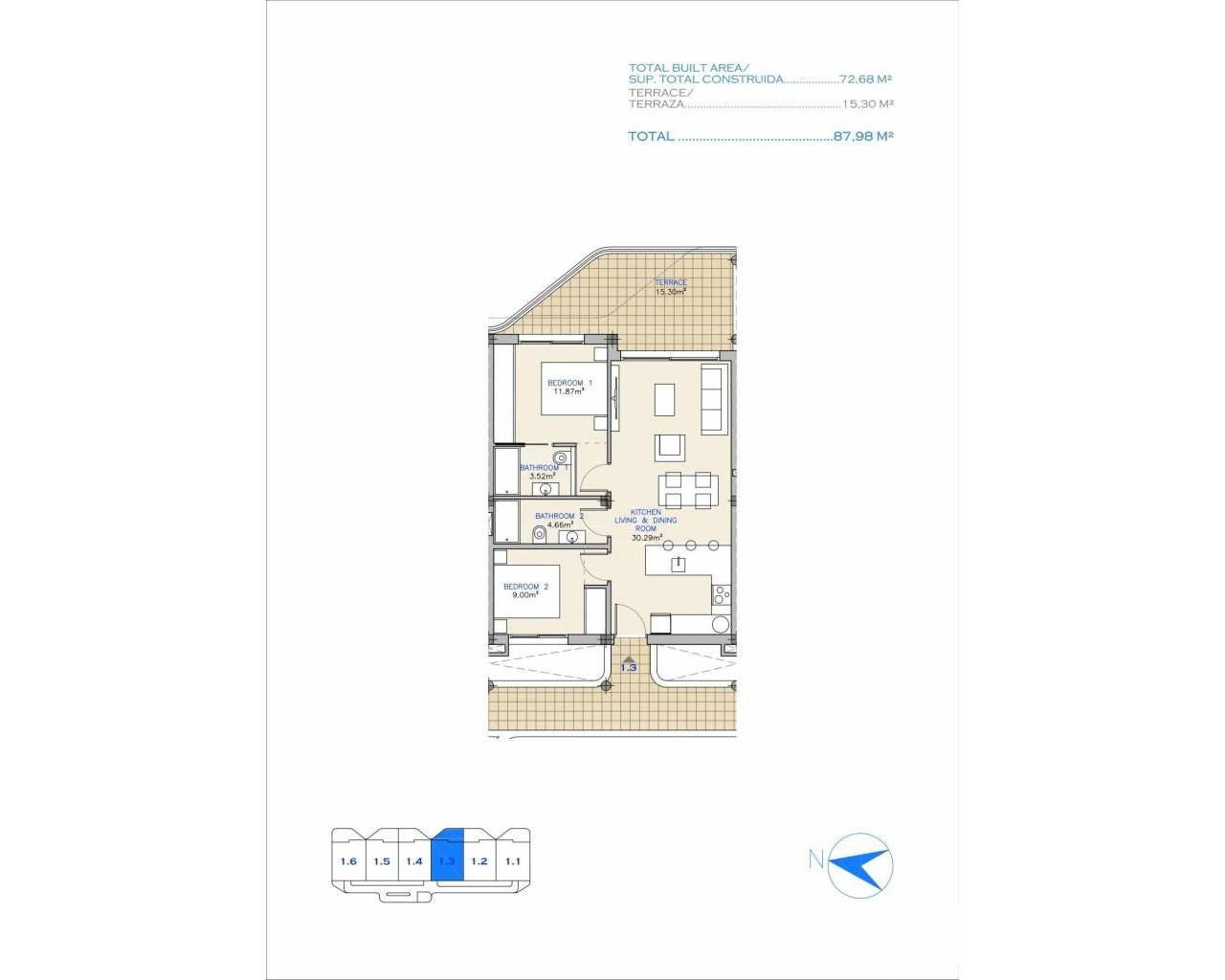 Nueva construcción  - Apartamentos - Los Alcazares - Serena Golf