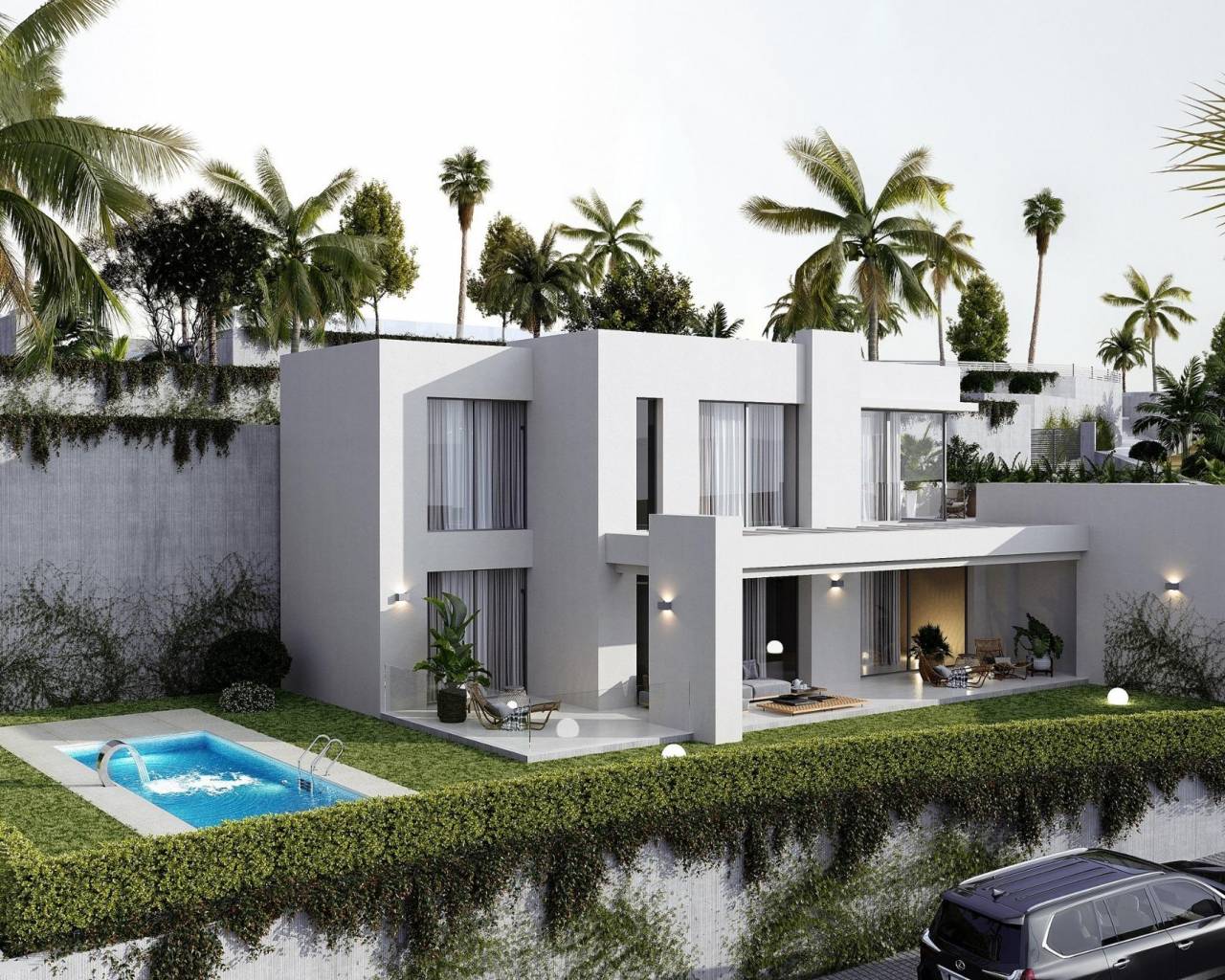 New Build - Villas - Mijas - Mijas Pueblo - Peña Blanquilla