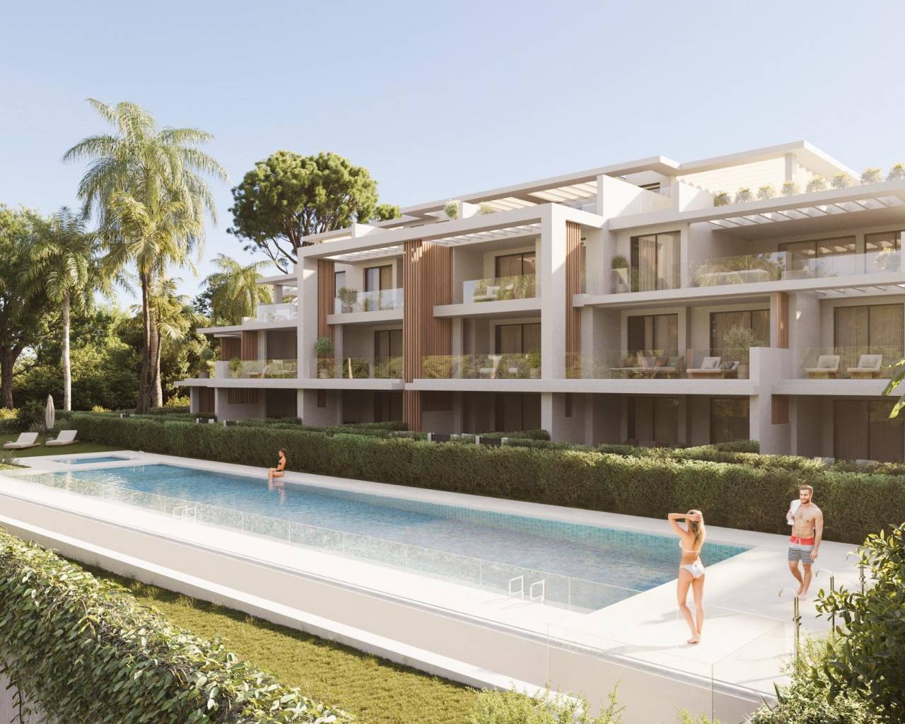 Nueva construcción  - Apartamentos - Estepona - La Resinera Voladilla