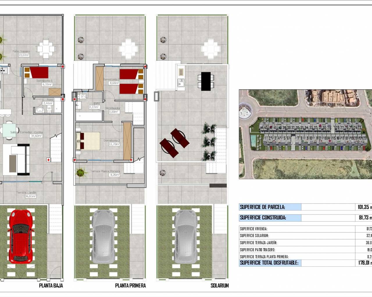 Nouvelle construction - Bungalow  / Townhouse - Cox - Sin Zona