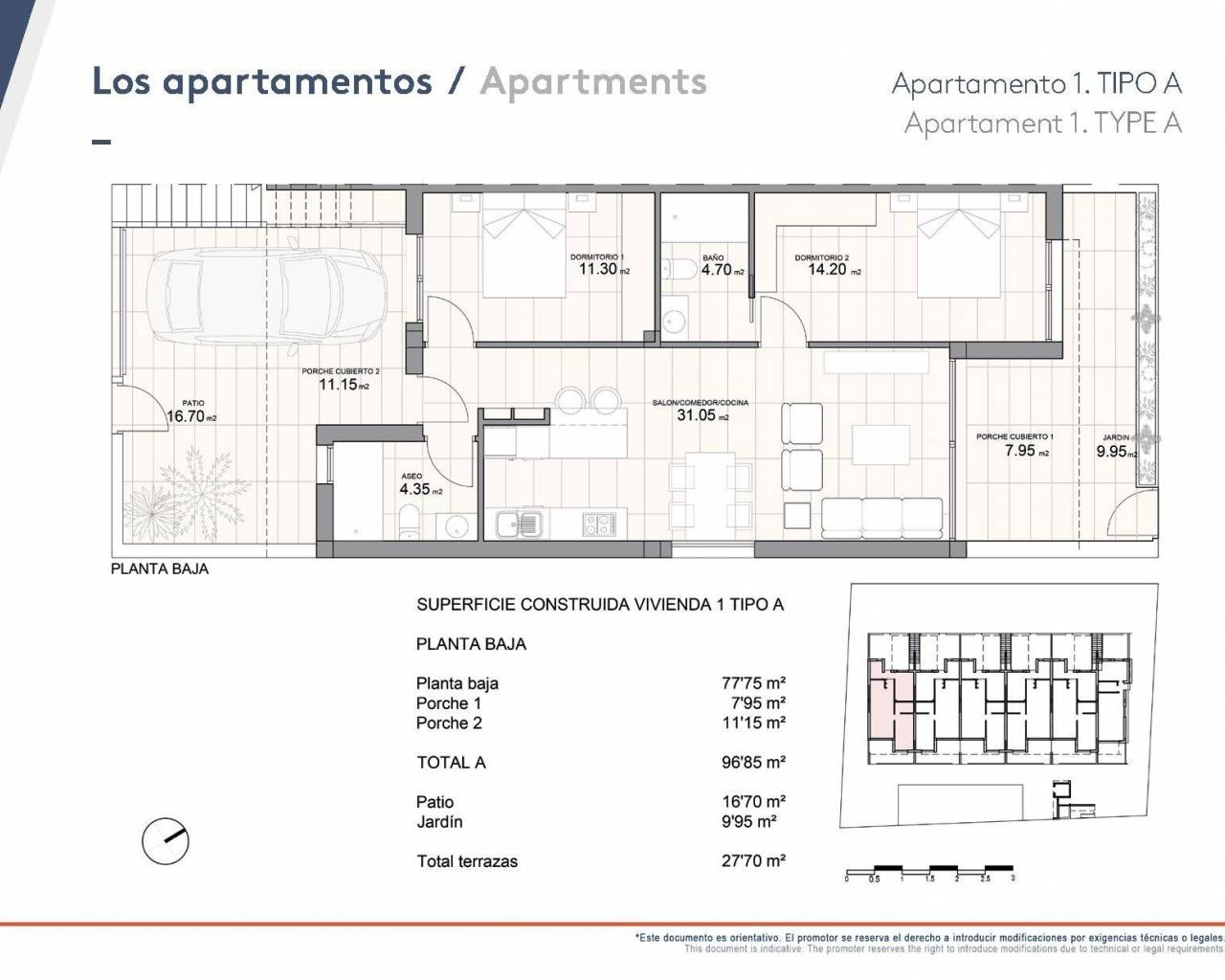 New Build - Bungalow  / Townhouse - Pilar de La Horadada - Zona Pueblo