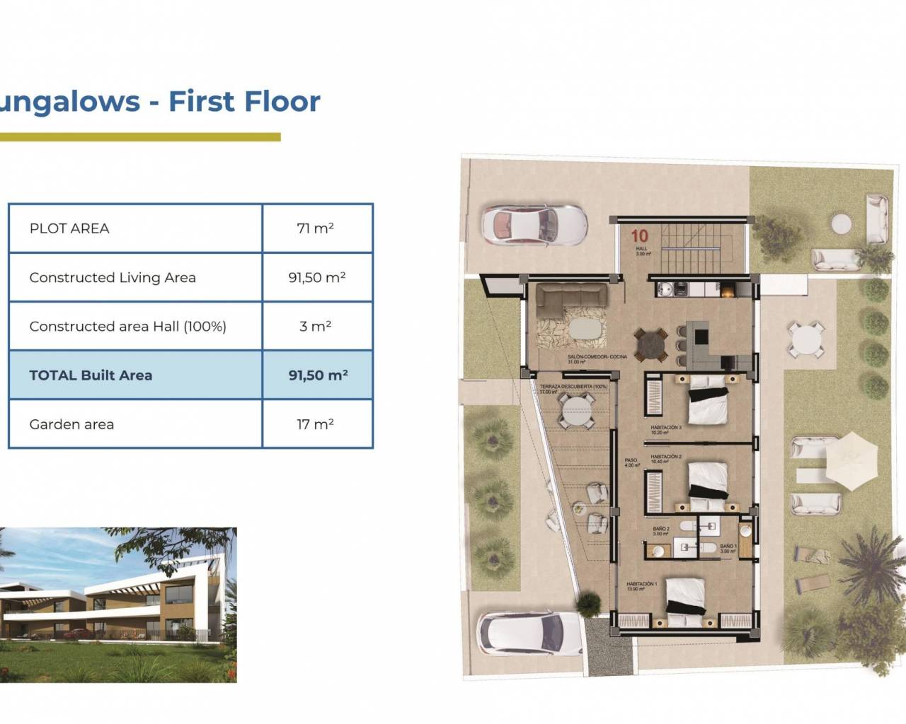 Nouvelle construction - Bungalow  / Townhouse - Orihuela Costa - Punta Prima