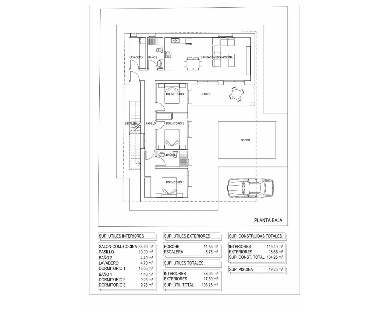 Nueva construcción  - Villas - Pinoso - Campo