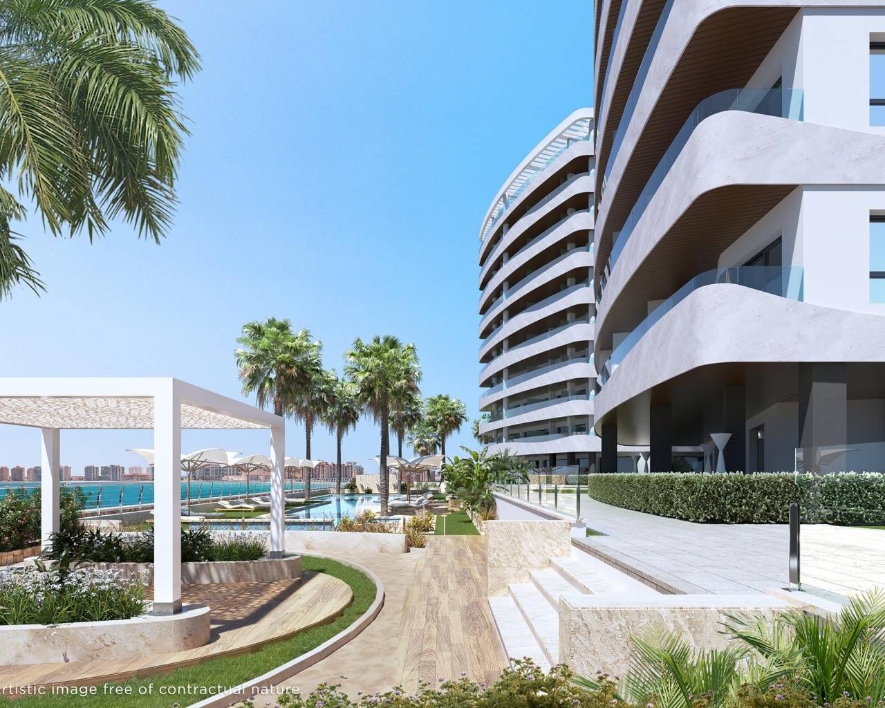 Nouvelle construction - Appartements - La Manga del Mar Menor - 1ª Linea Del Mar Mediterraneo