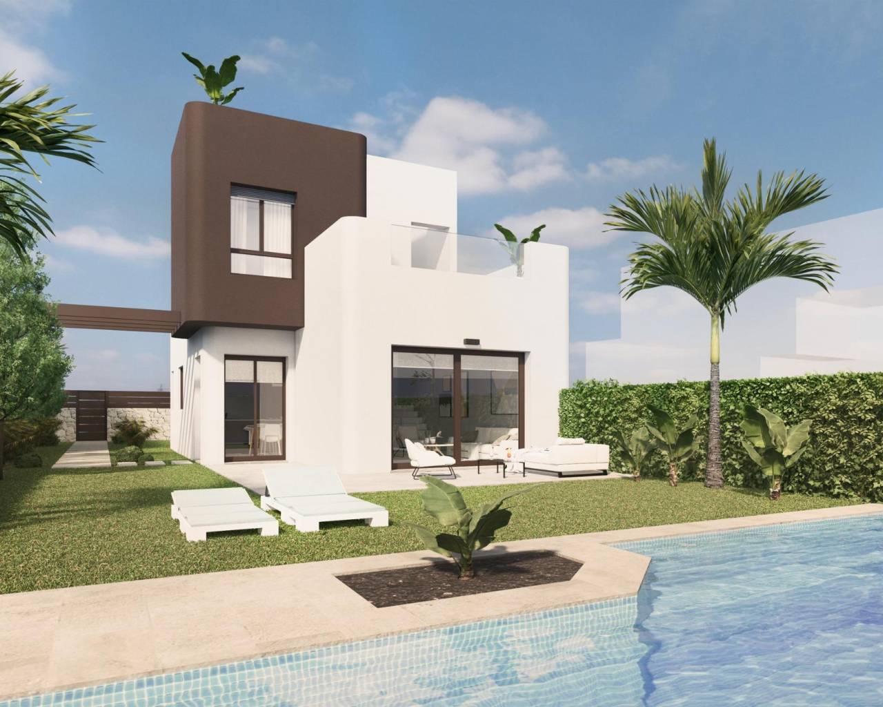 New Build - Villas - Pilar de La Horadada - Lo Romero Golf