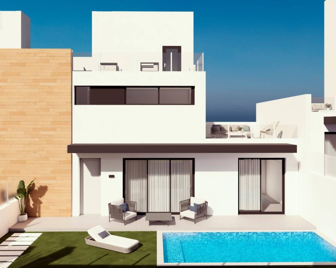 Nouvelle construction - Bungalow  / Townhouse - Orihuela Costa - Las Filipinas