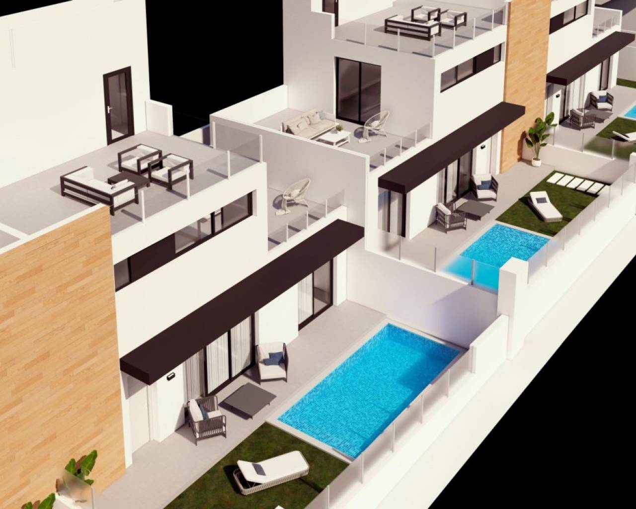 Nouvelle construction - Bungalow  / Townhouse - Orihuela Costa - Las Filipinas