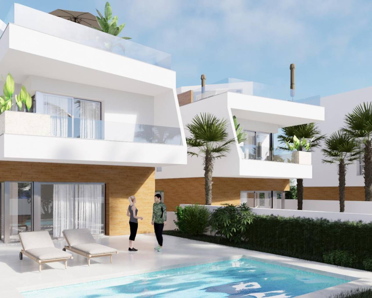 New Build - Villas - Pilar de La Horadada - Lo Romero Golf