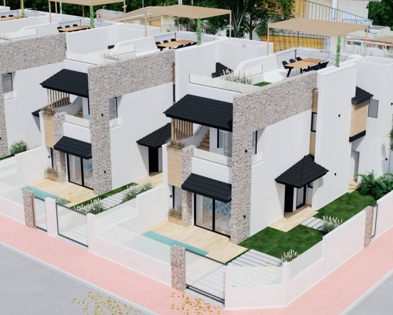 New Build - Villas - San Pedro del Pinatar - Pueblo