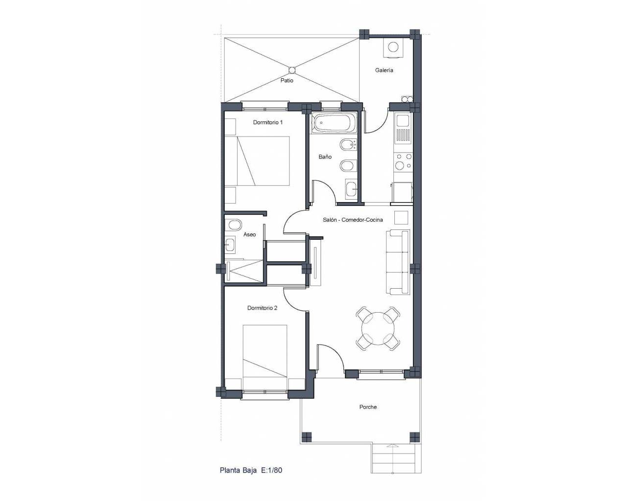 New Build - Bungalow  / Townhouse - Castalla - Castalla Internacional