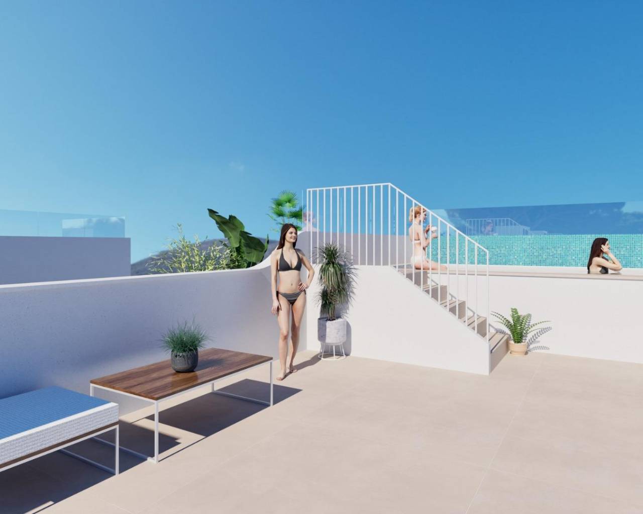 New Build - Bungalow  / Townhouse - Pilar de La Horadada - Playa de las Higuericas