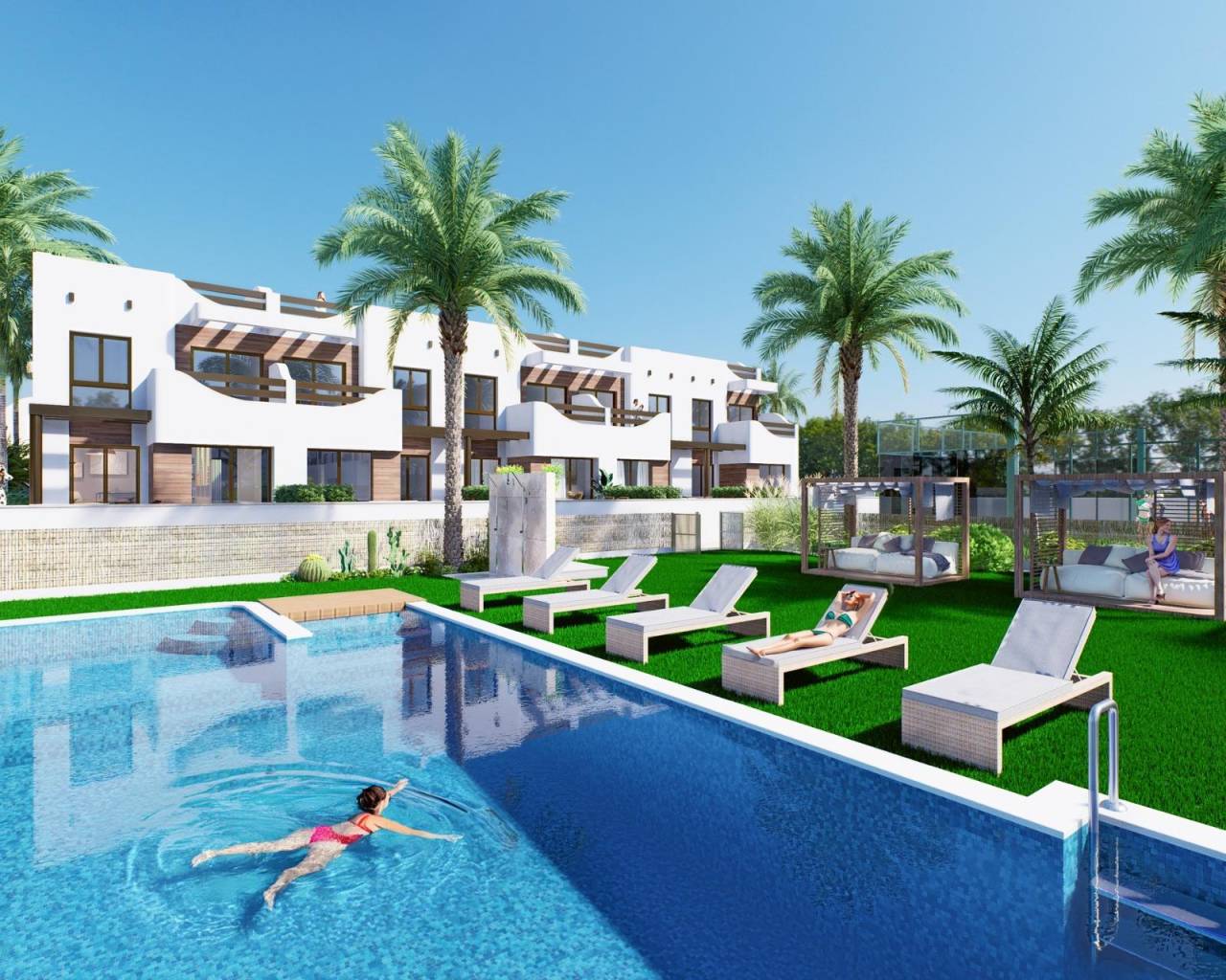 New Build - Bungalow  / Townhouse - Pilar de La Horadada - Playa de las Higuericas