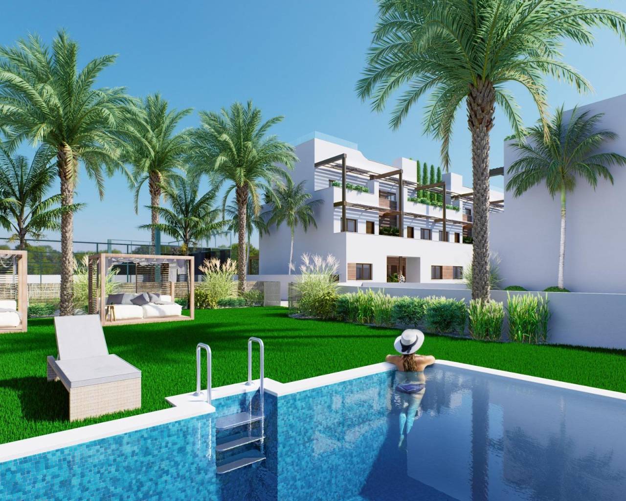 New Build - Bungalow  / Townhouse - Pilar de La Horadada - Playa de las Higuericas