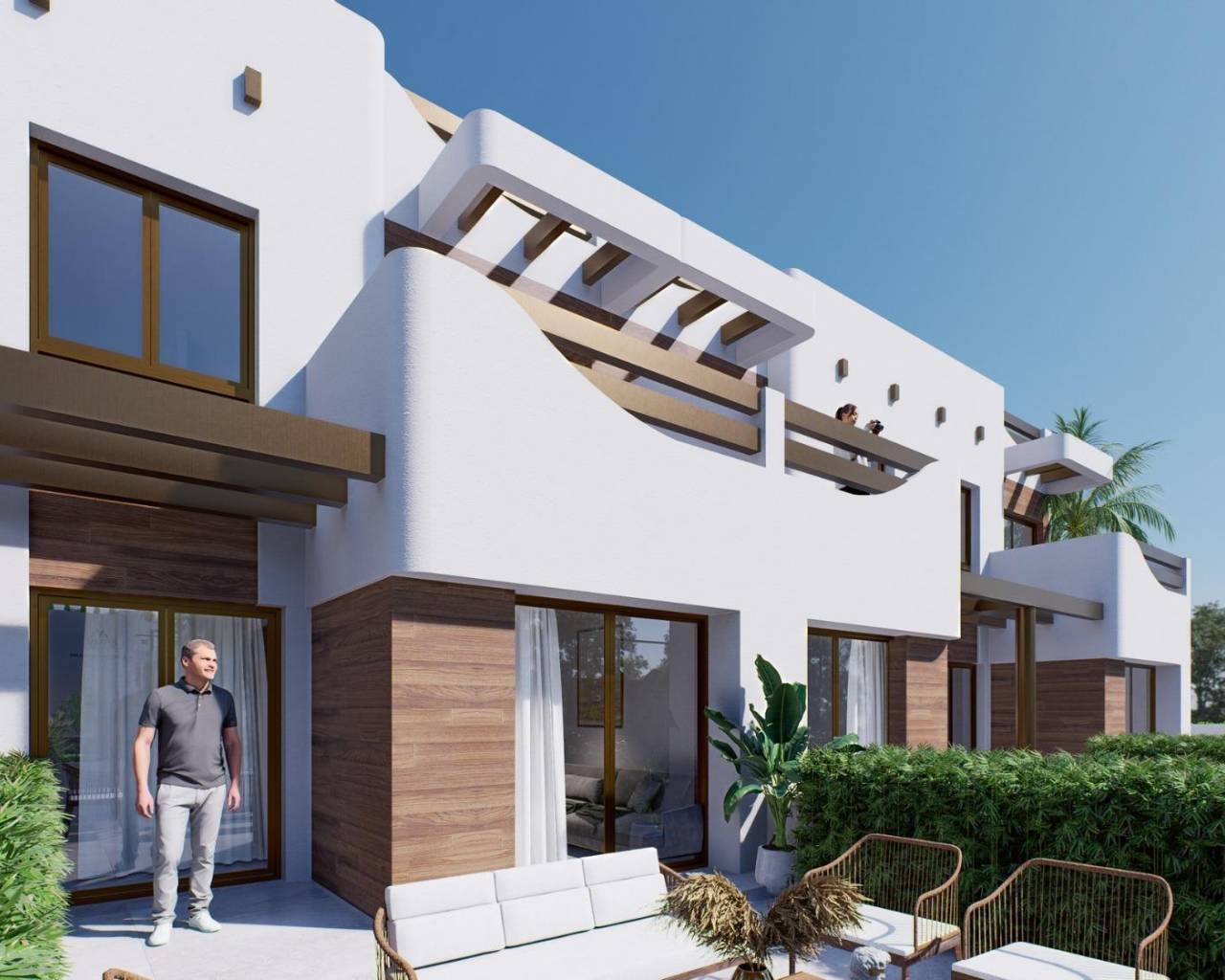 New Build - Bungalow  / Townhouse - Pilar de La Horadada - Playa de las Higuericas