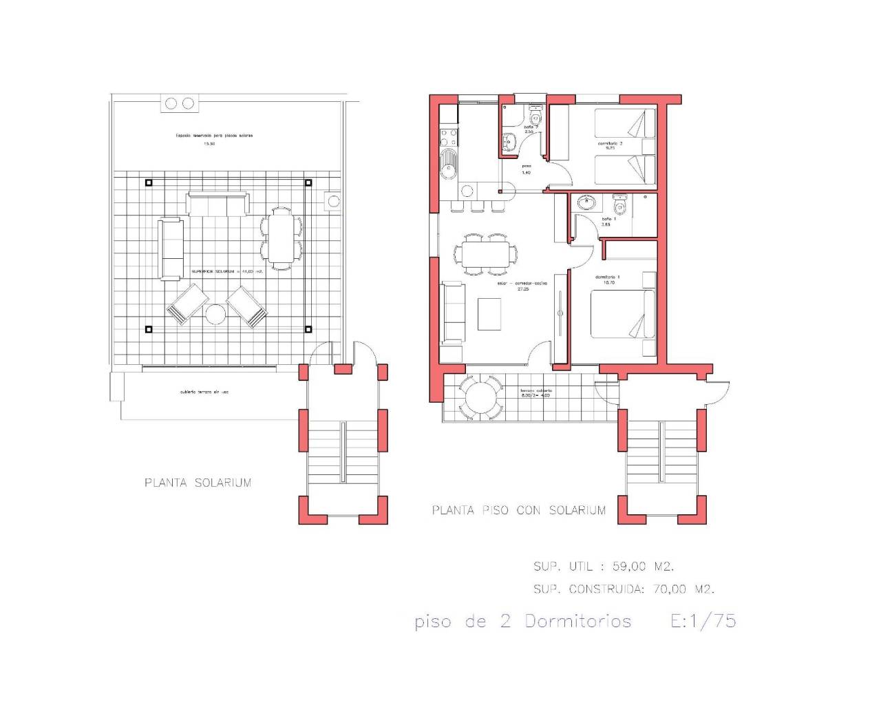 New Build - Bungalow  / Townhouse - Fuente Álamo - La Pinilla