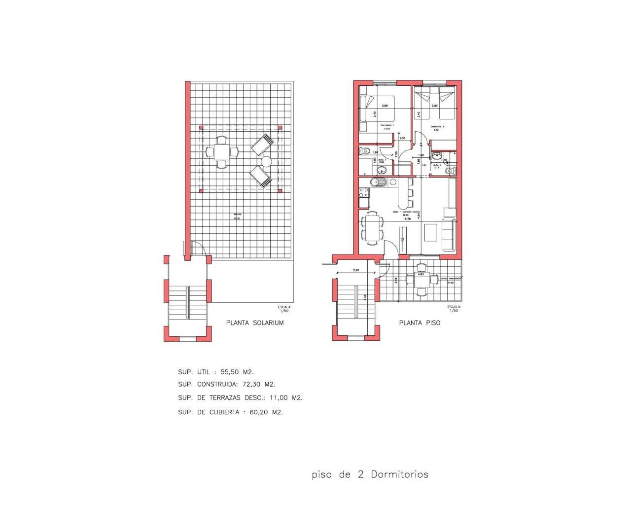 Nueva construcción  - Adosado / Bungalow - Fuente Álamo - La Pinilla