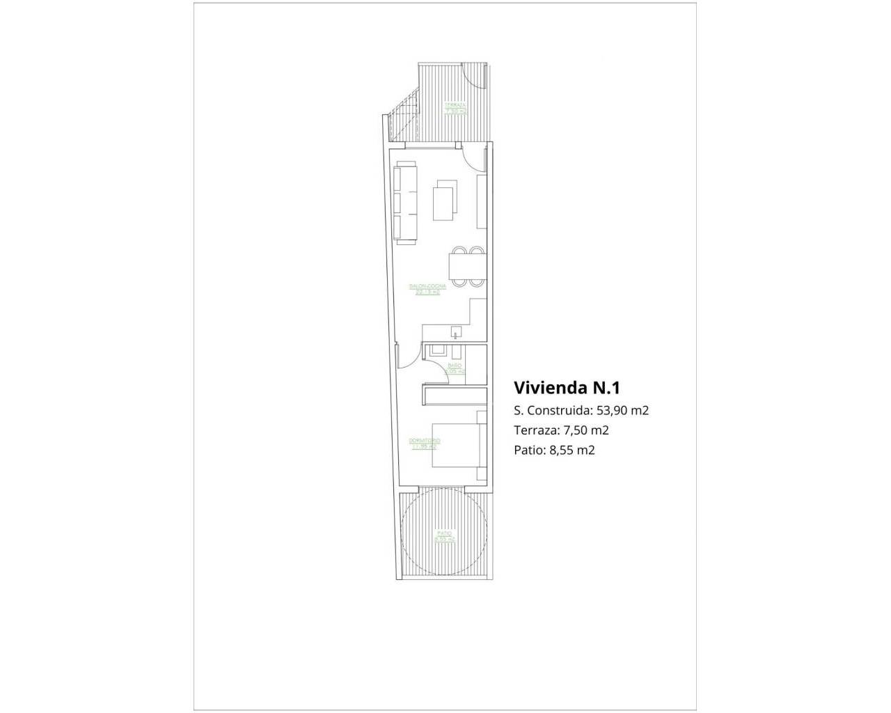 Nouvelle construction - Bungalow  / Townhouse - San Pedro del Pinatar - Los Antolinos