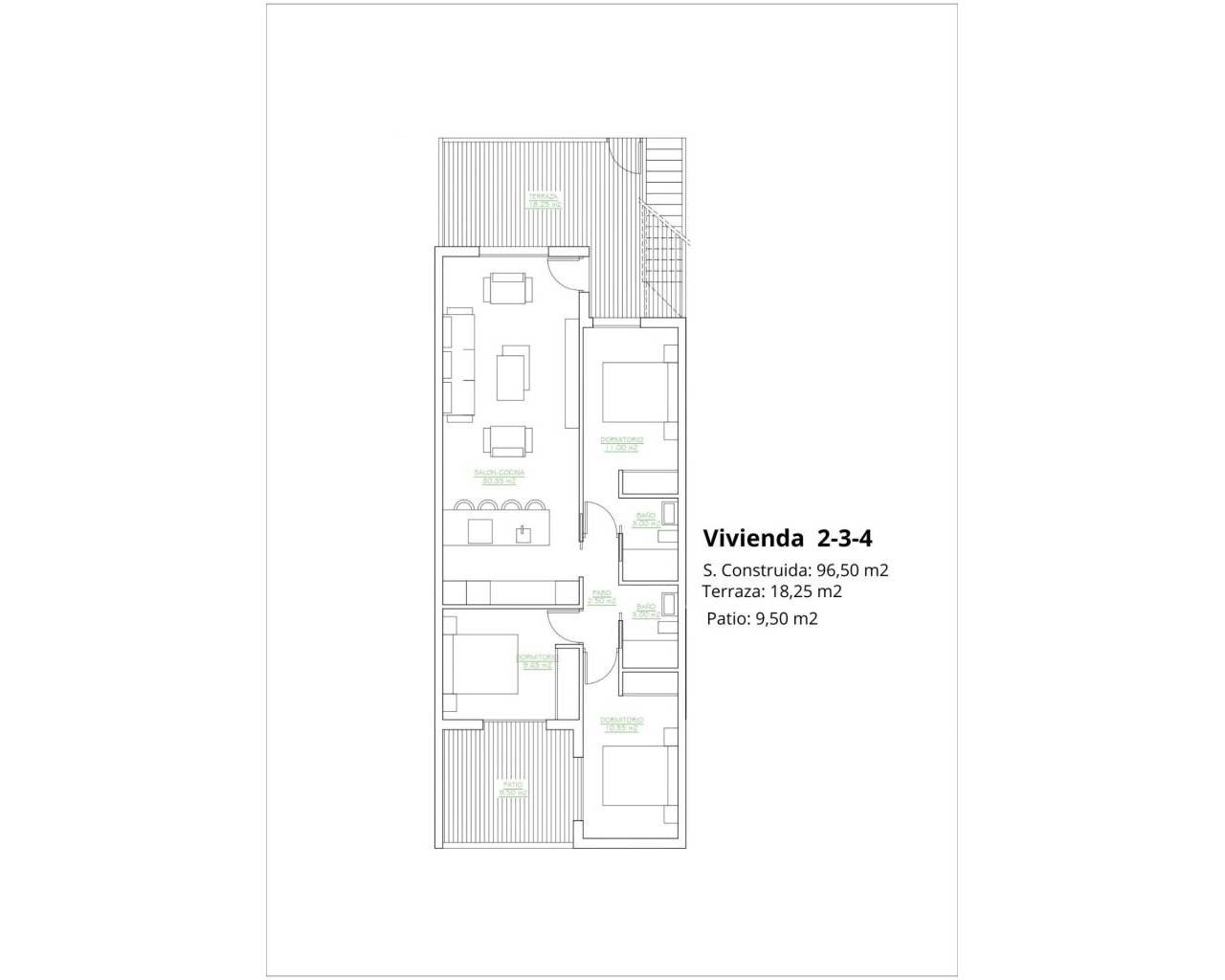 Nueva construcción  - Adosado / Bungalow - San Pedro del Pinatar - Los Antolinos