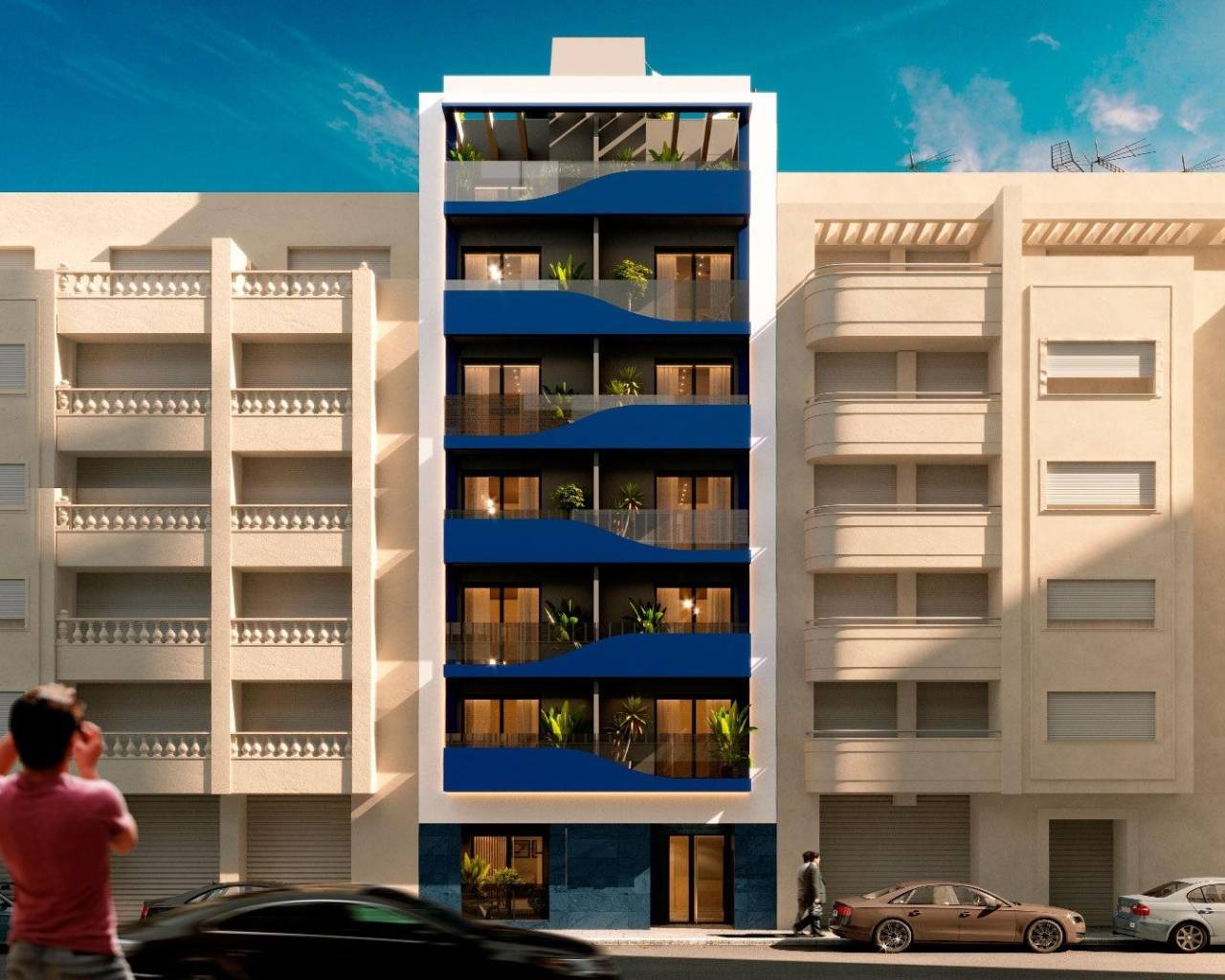 Nueva construcción  - Apartamentos - Torrevieja - Playa del Acequión
