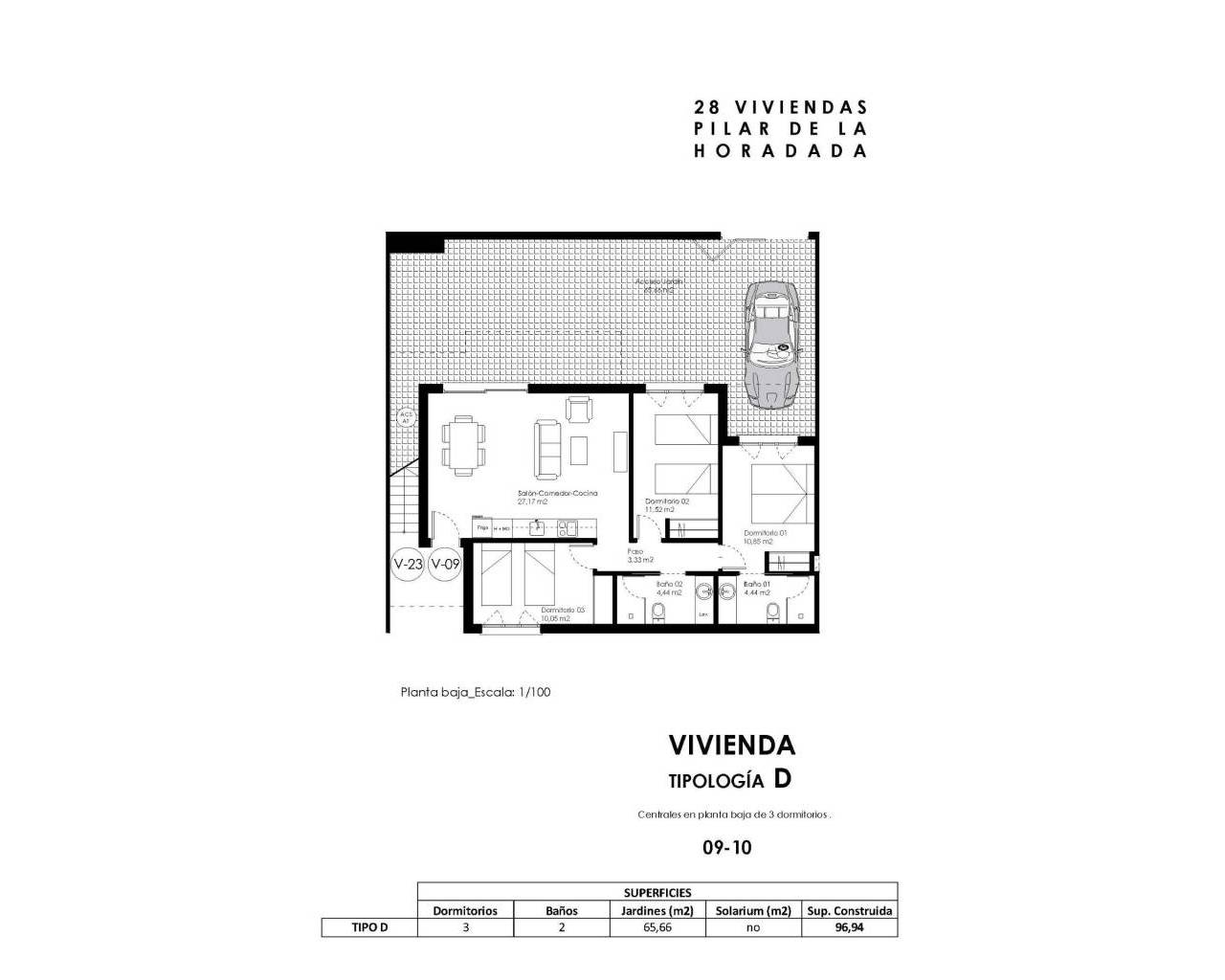  - Bungalow  / Townhouse - Pilar de La Horadada - pueblo