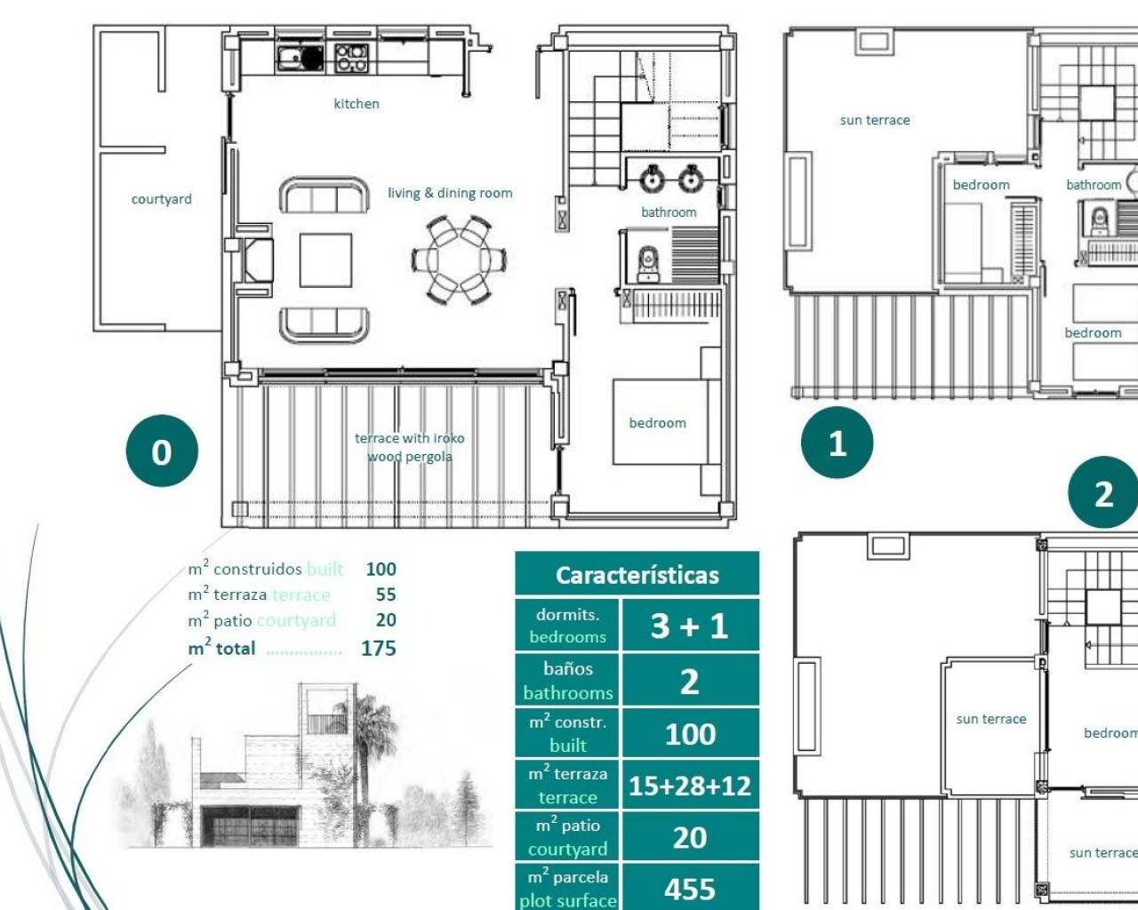 New Build - Villas - Sucina - Peraleja Golf