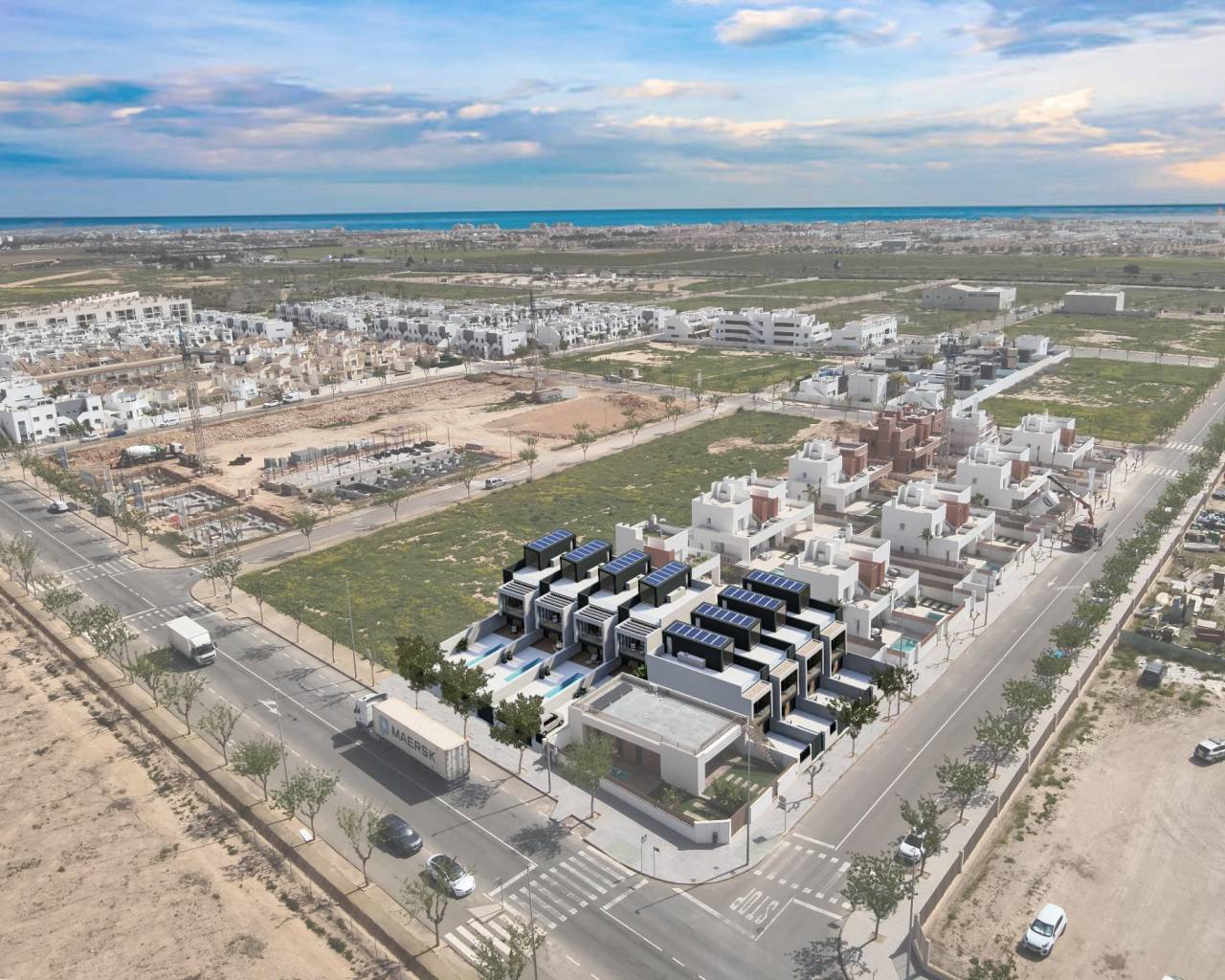 New Build - Rekkehus / Bungalow - Pilar de La Horadada - Lo Monte