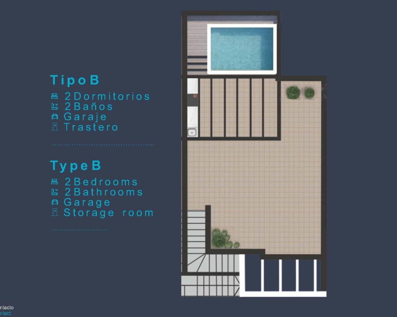 New Build - Rekkehus / Bungalow - San Pedro del Pinatar - Los Pinos