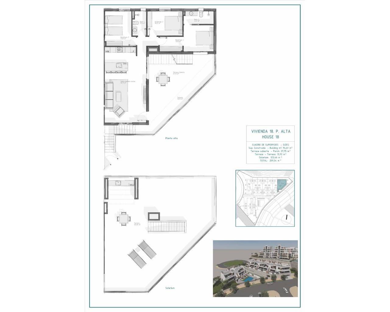 New Build - Rekkehus / Bungalow - Vera - Pueblo Salinas