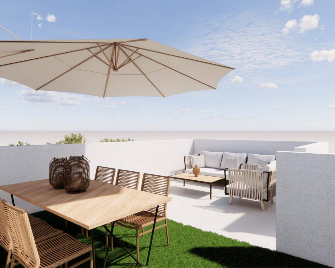 New Build - Rekkehus / Bungalow - Pilar de La Horadada - Barrio los Segundas