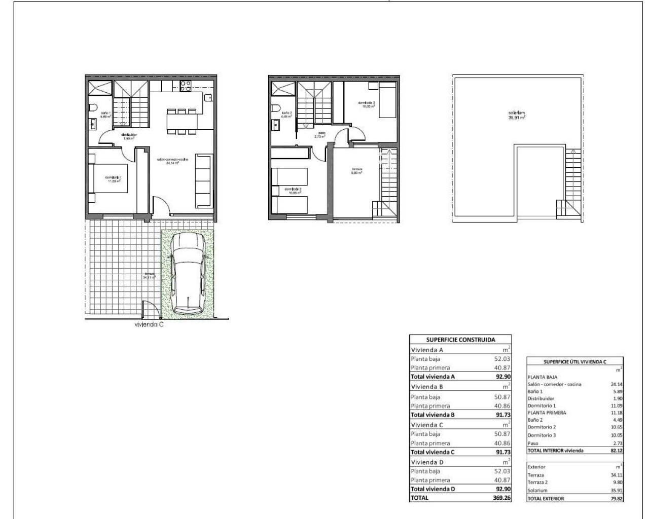 New Build - Rekkehus / Bungalow - Pilar de La Horadada - Barrio los Segundas