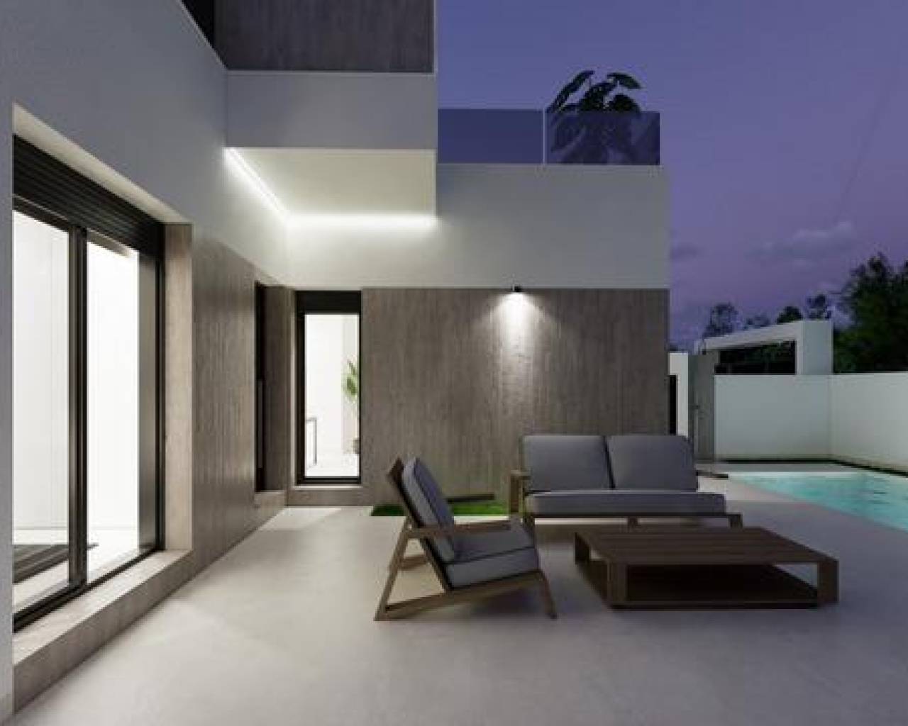 New Build - Villas - San Fulgencio - Polideportivo