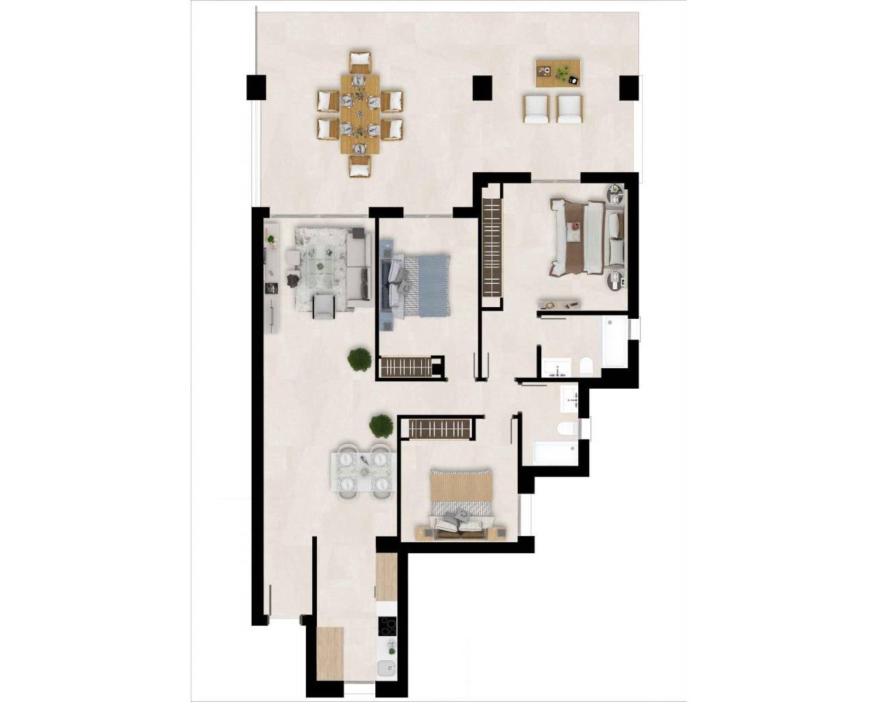 Nueva construcción  - Apartamentos - Estepona - Buenas Noches