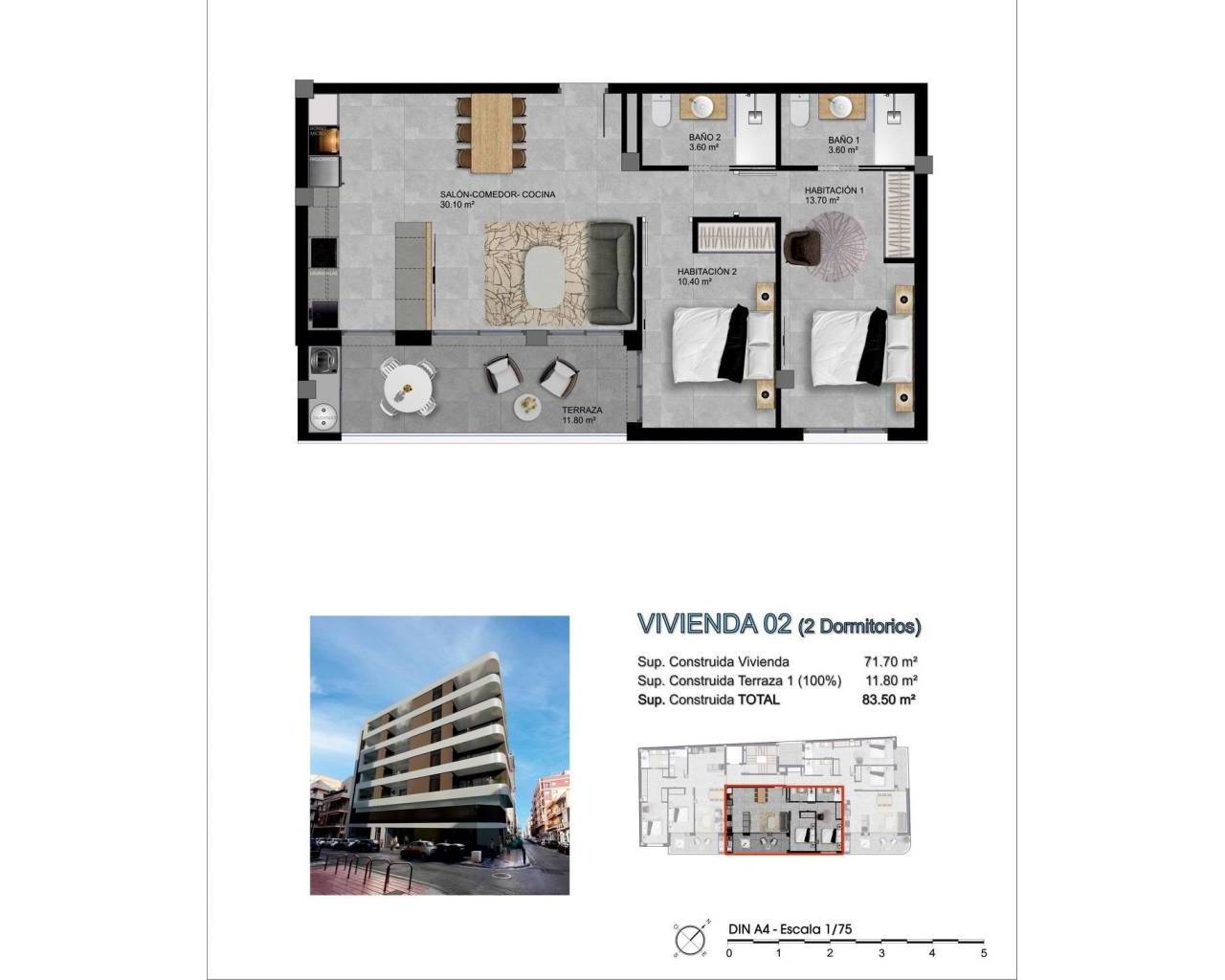 Nouvelle construction - Appartements - Santa Pola - pueblo