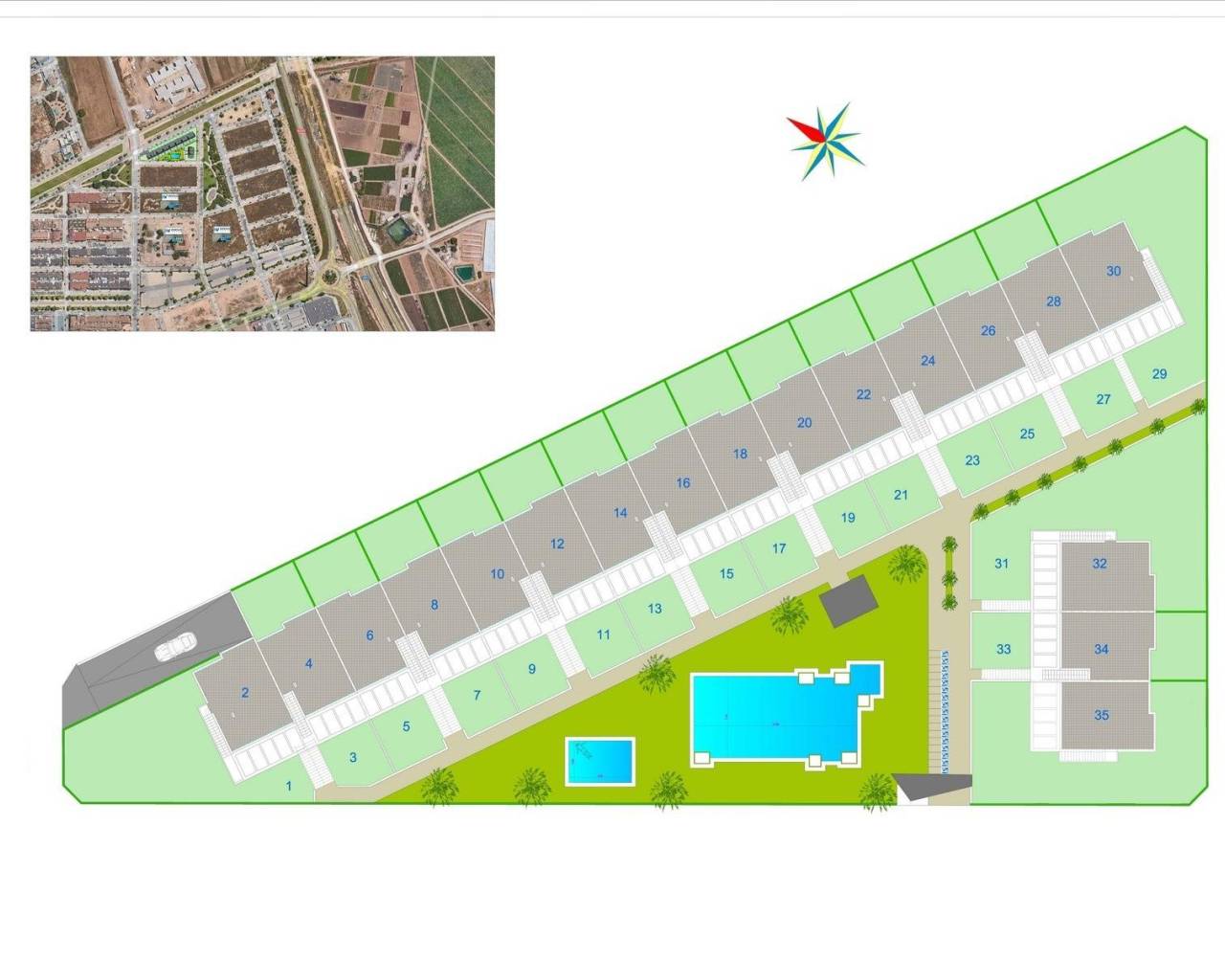 Nouvelle construction - Bungalow  / Townhouse - Pilar de La Horadada - pueblo