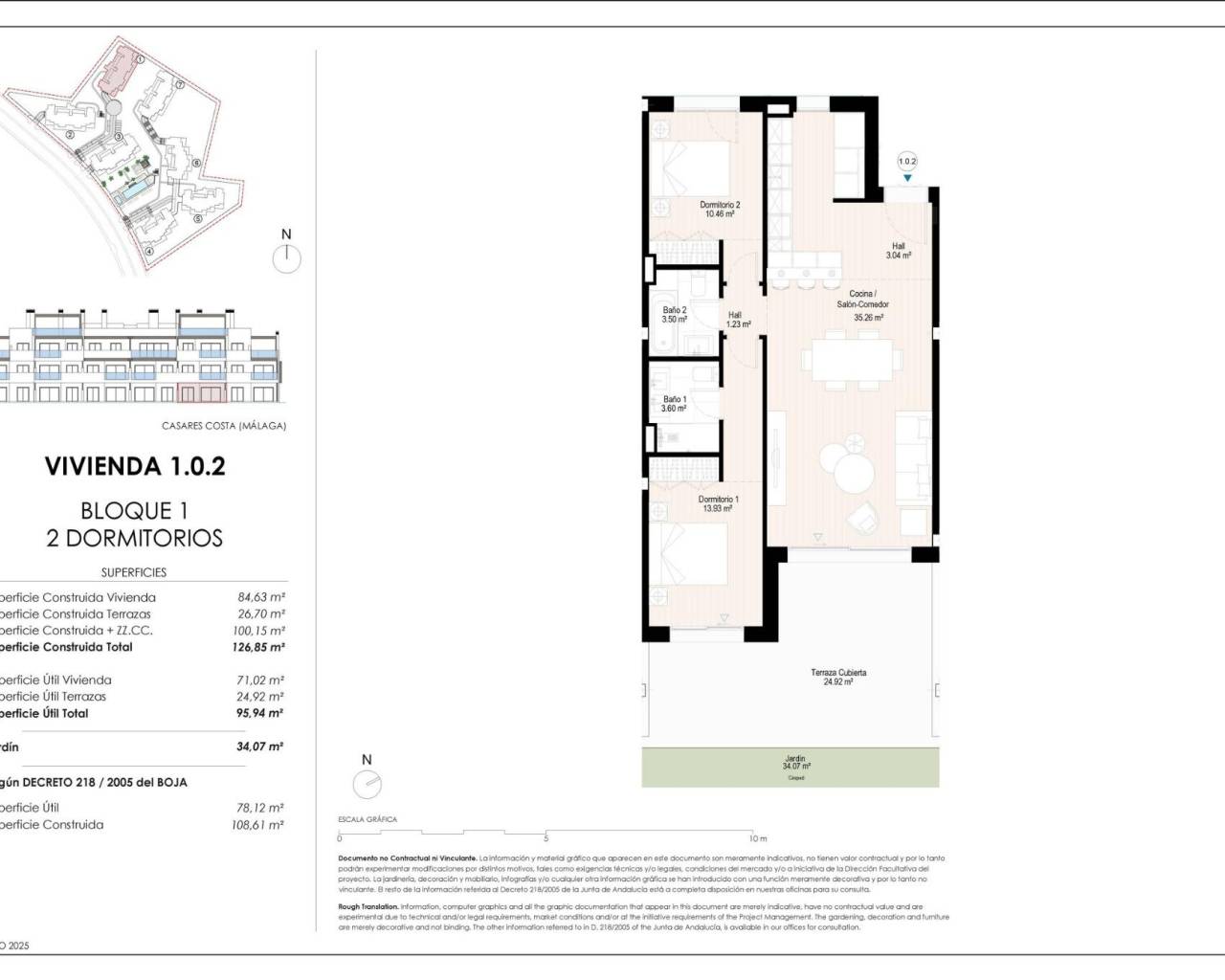 New Build - Ground floor apartment - Casares - Doña Julia Golf