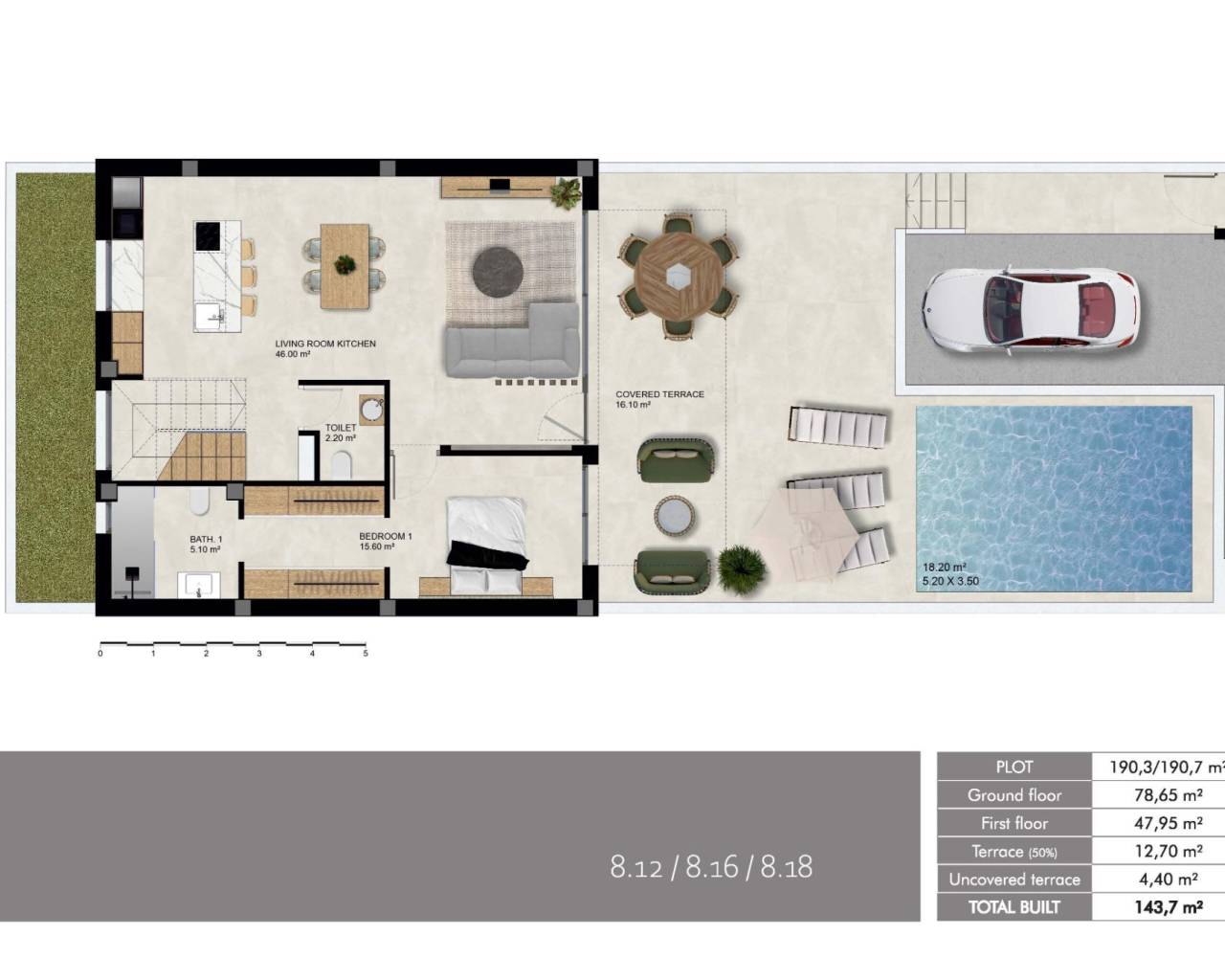New Build - Bungalow  / Townhouse - Dolores - Sector 3